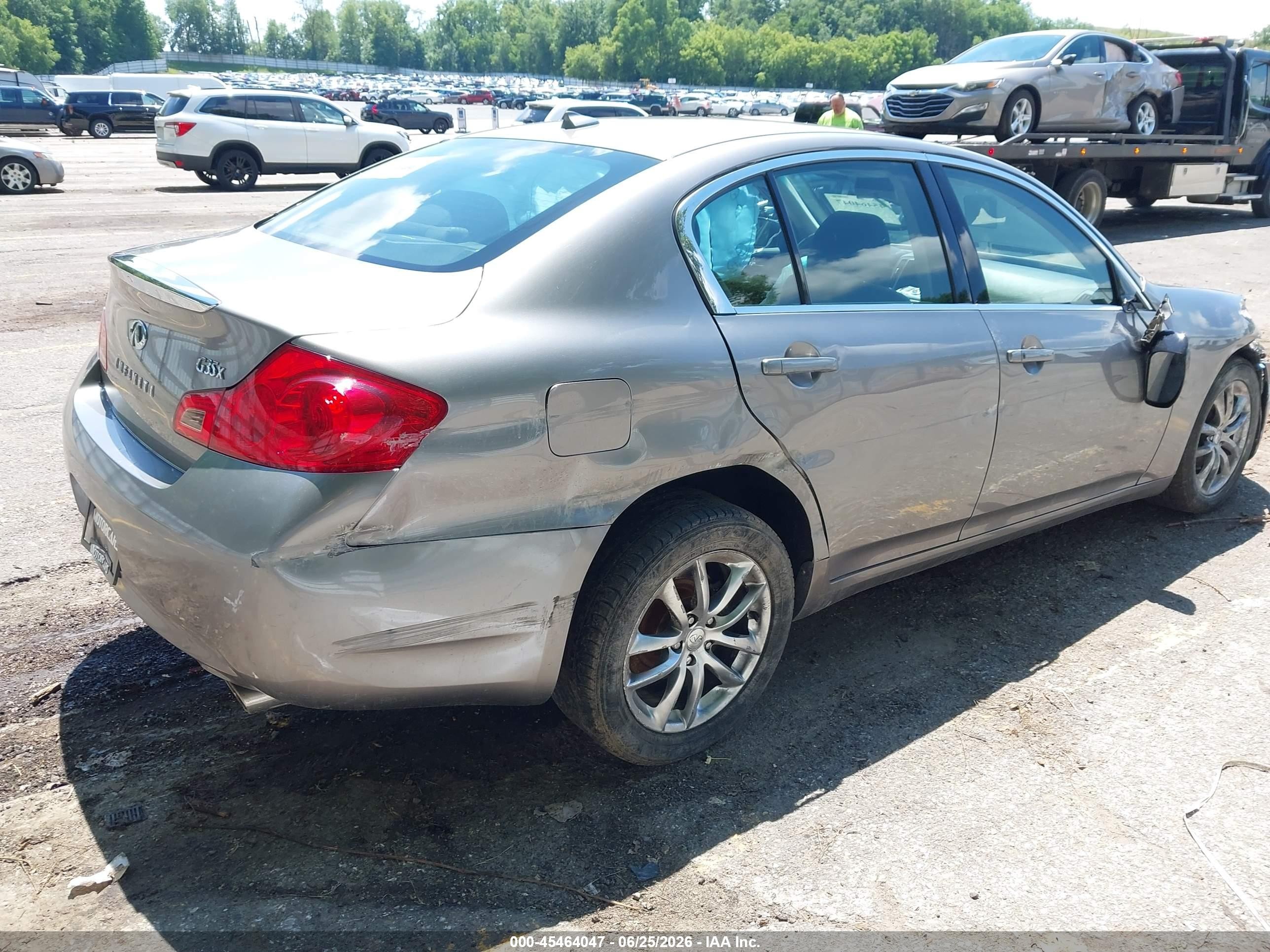 2007 Infiniti G35x   Tan vin: JNKBV61F07M813744
