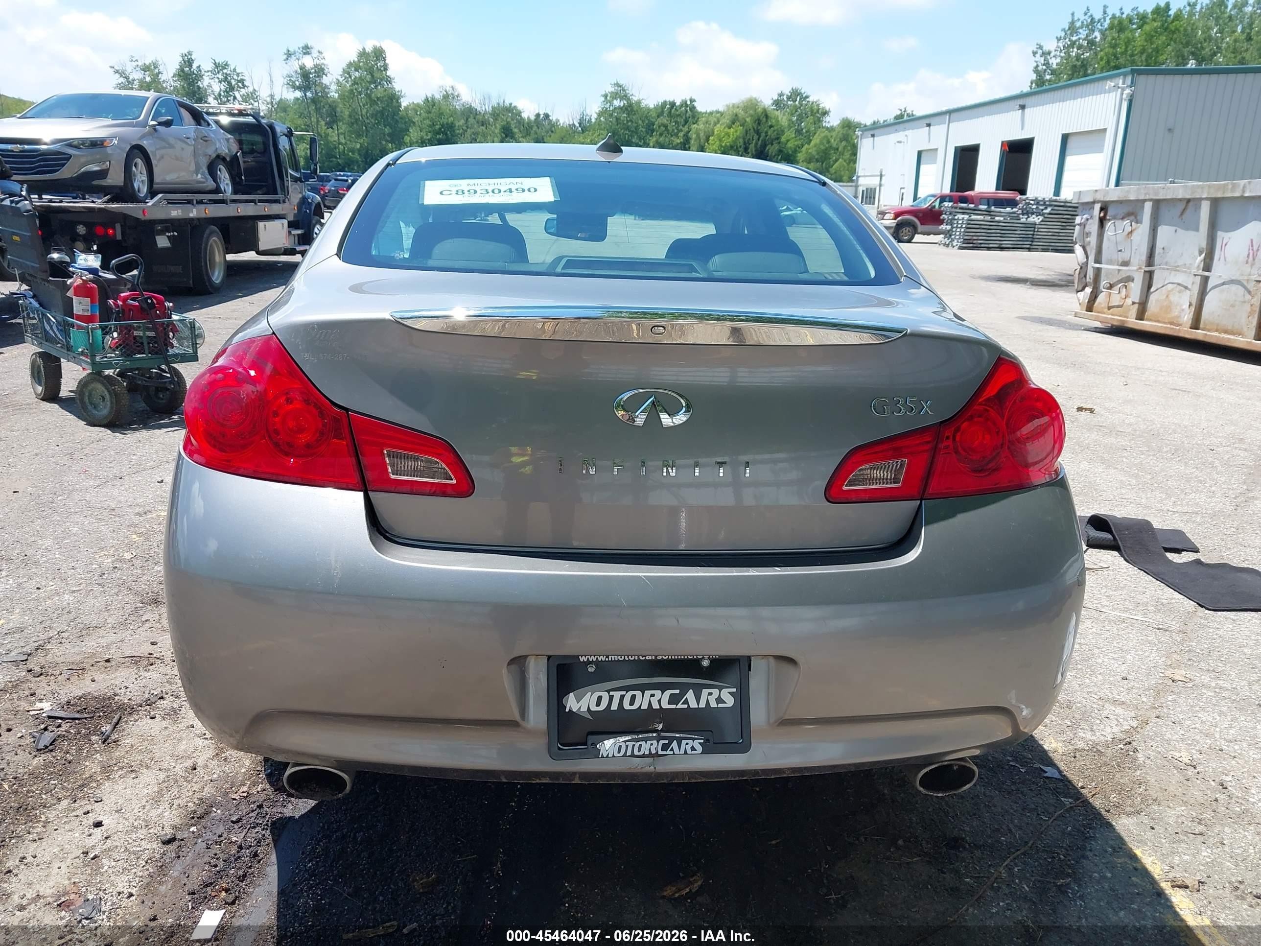 2007 Infiniti G35x   Tan vin: JNKBV61F07M813744