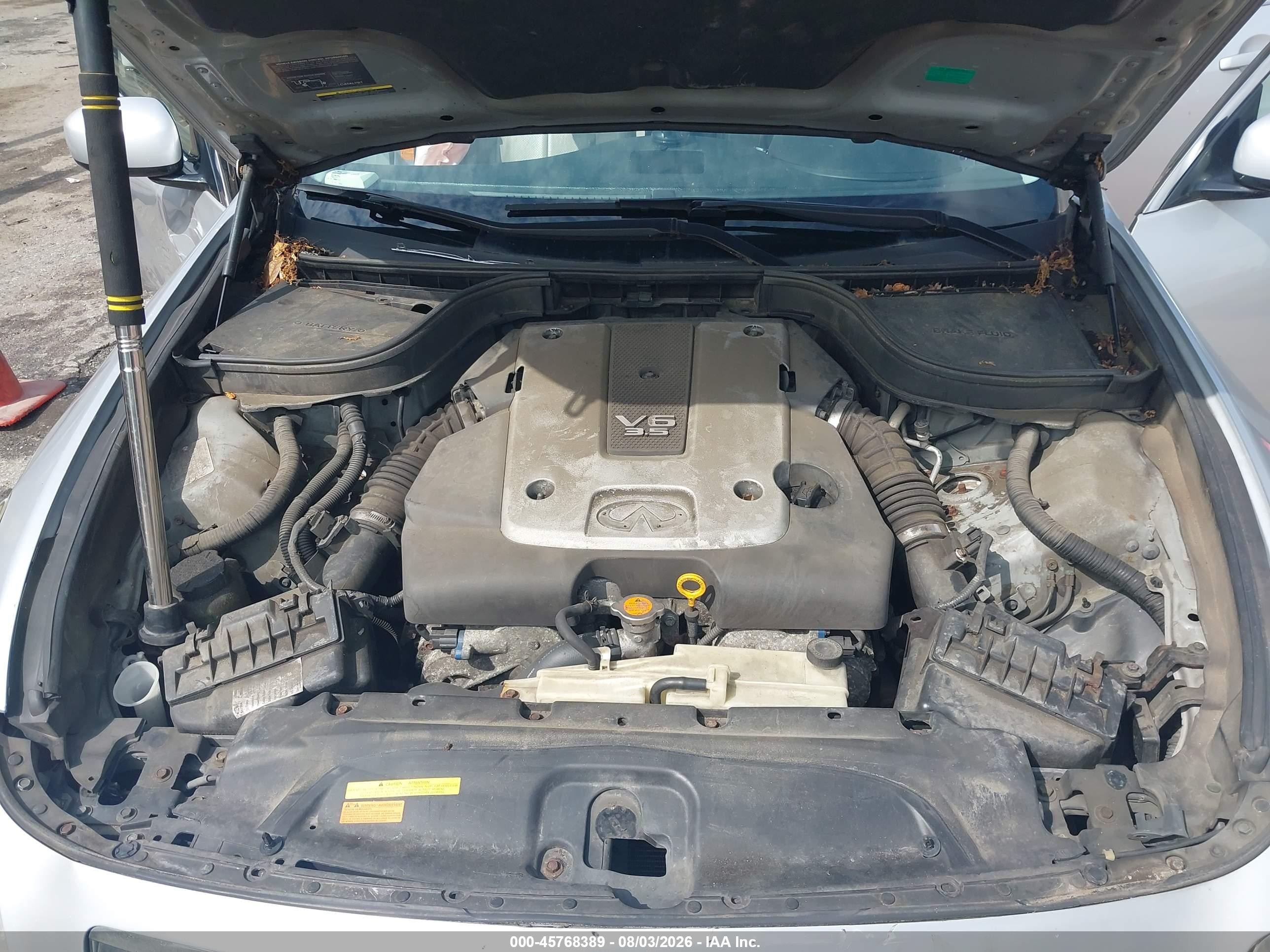 2007 Infiniti G35x   Silver vin: JNKBV61F07M815641