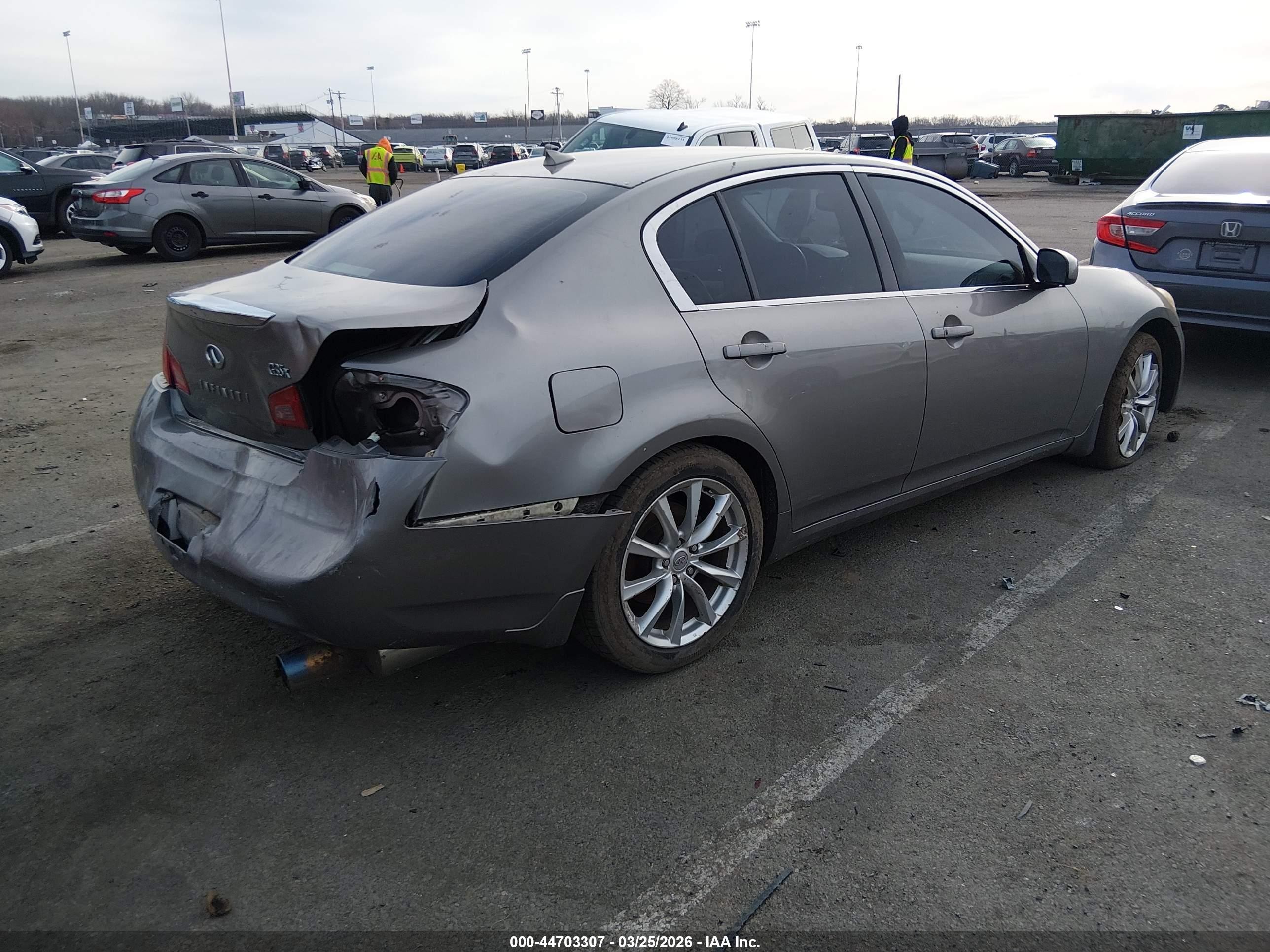 2008 Infiniti G35x Gray vin: JNKBV61F08M251295