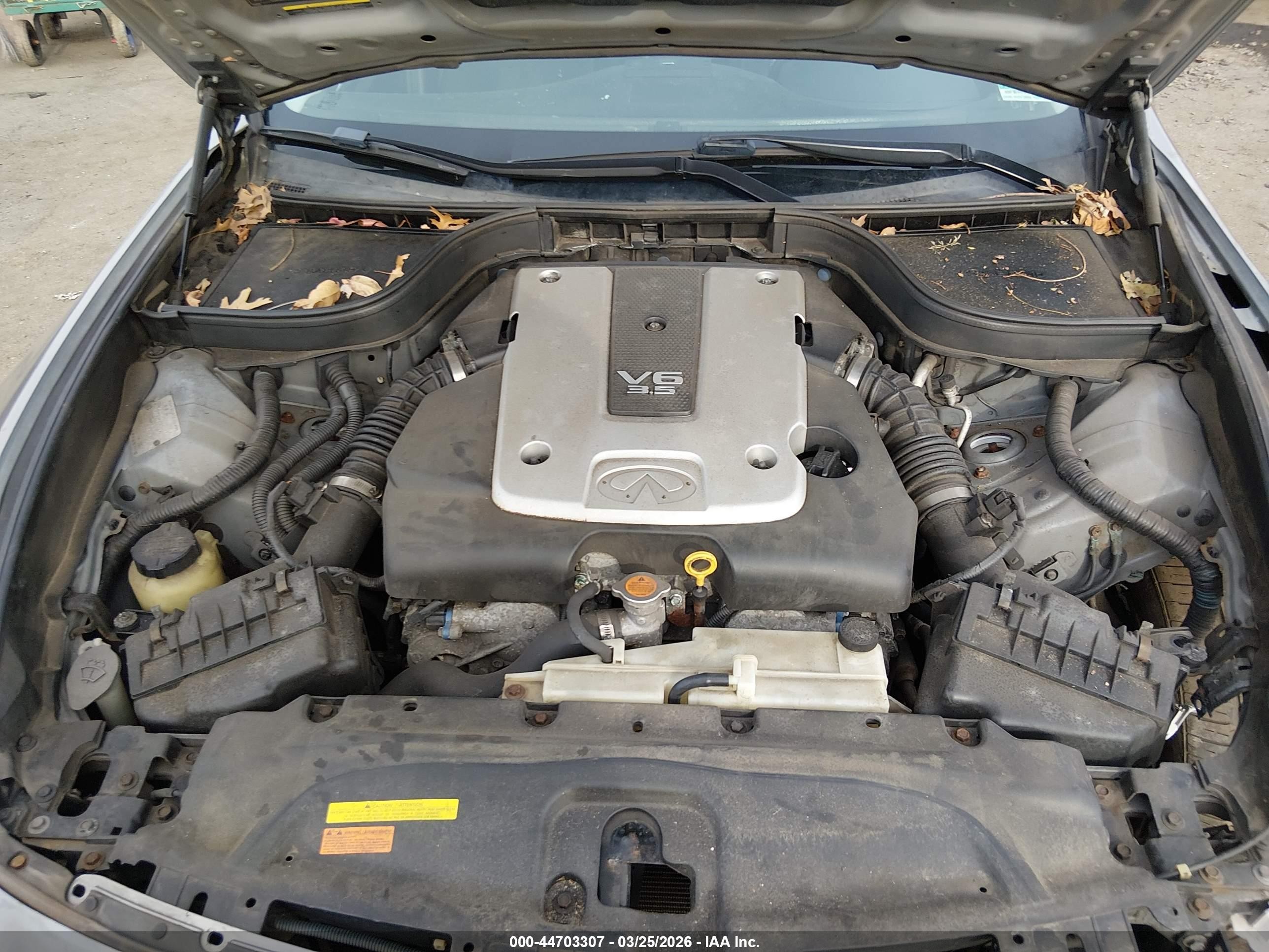 2008 Infiniti G35x Gray vin: JNKBV61F08M251295