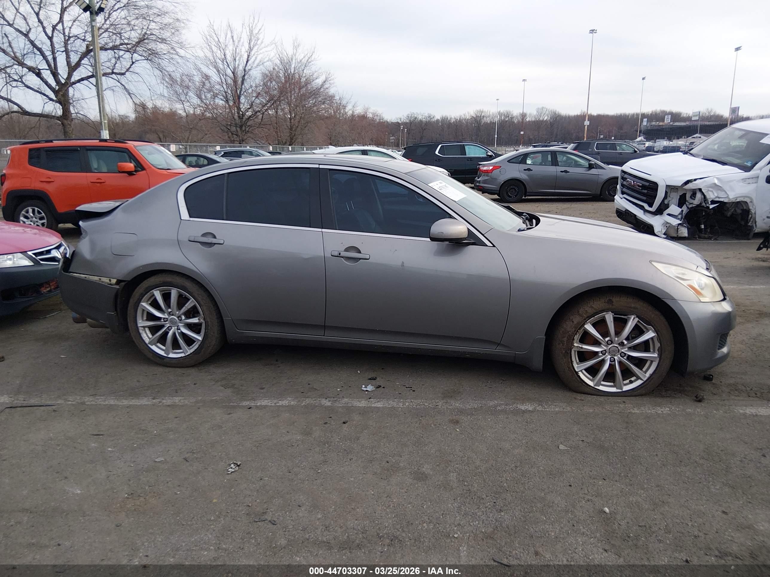 2008 Infiniti G35x Gray vin: JNKBV61F08M251295