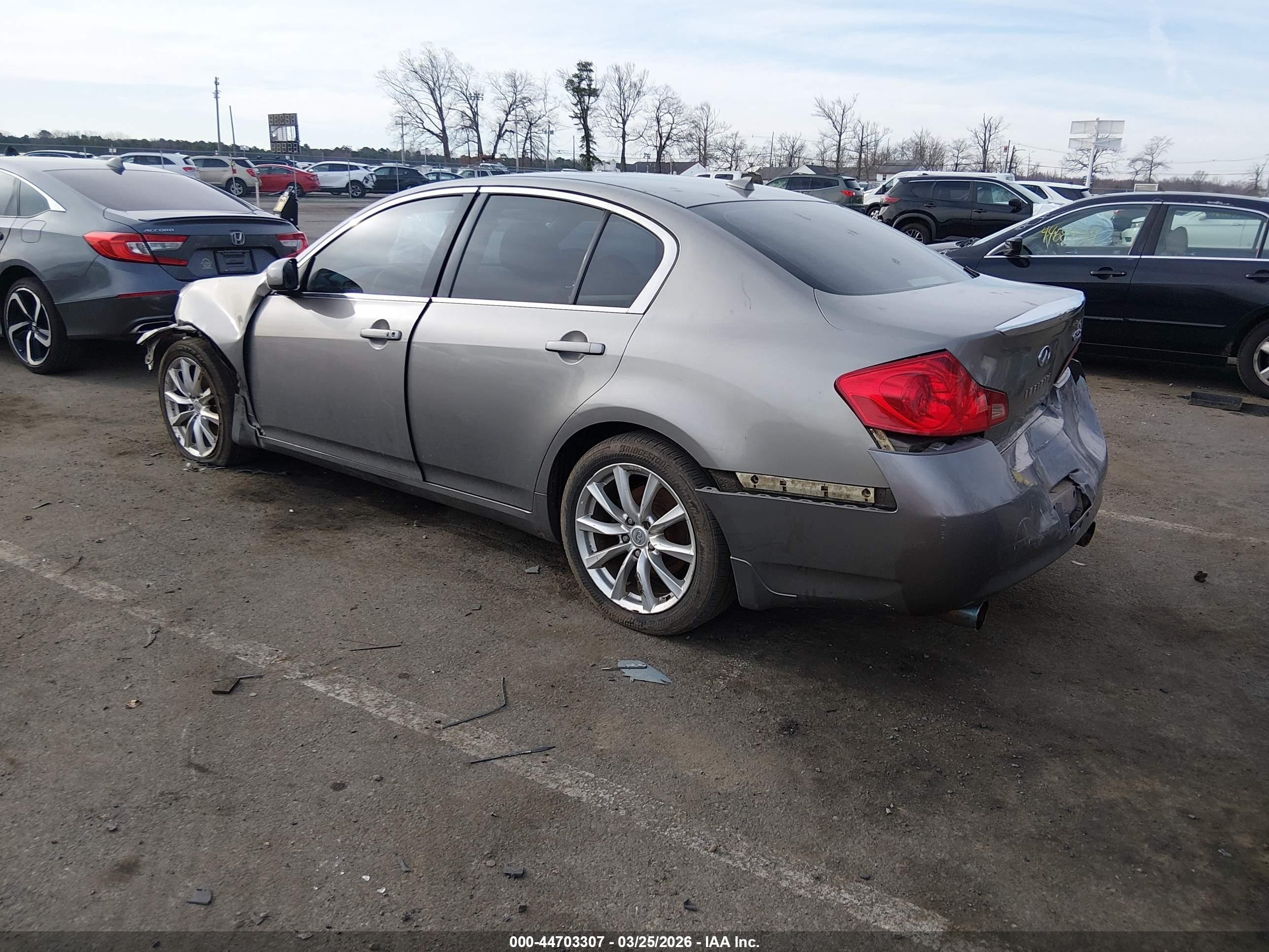 2008 Infiniti G35x Gray vin: JNKBV61F08M251295