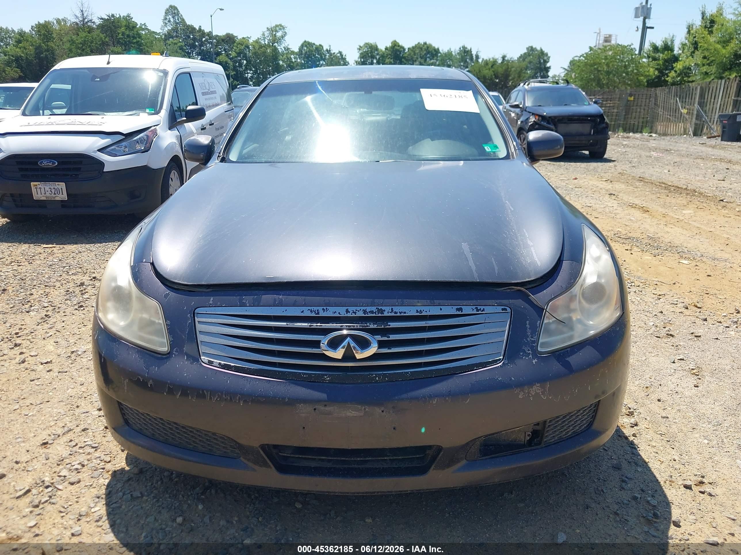 2008 Infiniti G35x   Серый vin: JNKBV61F08M262989