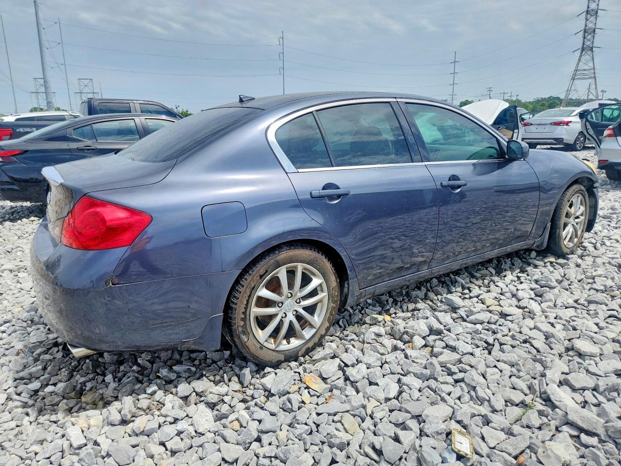 2008 Infiniti G35 X Синий vin: JNKBV61F08M263530