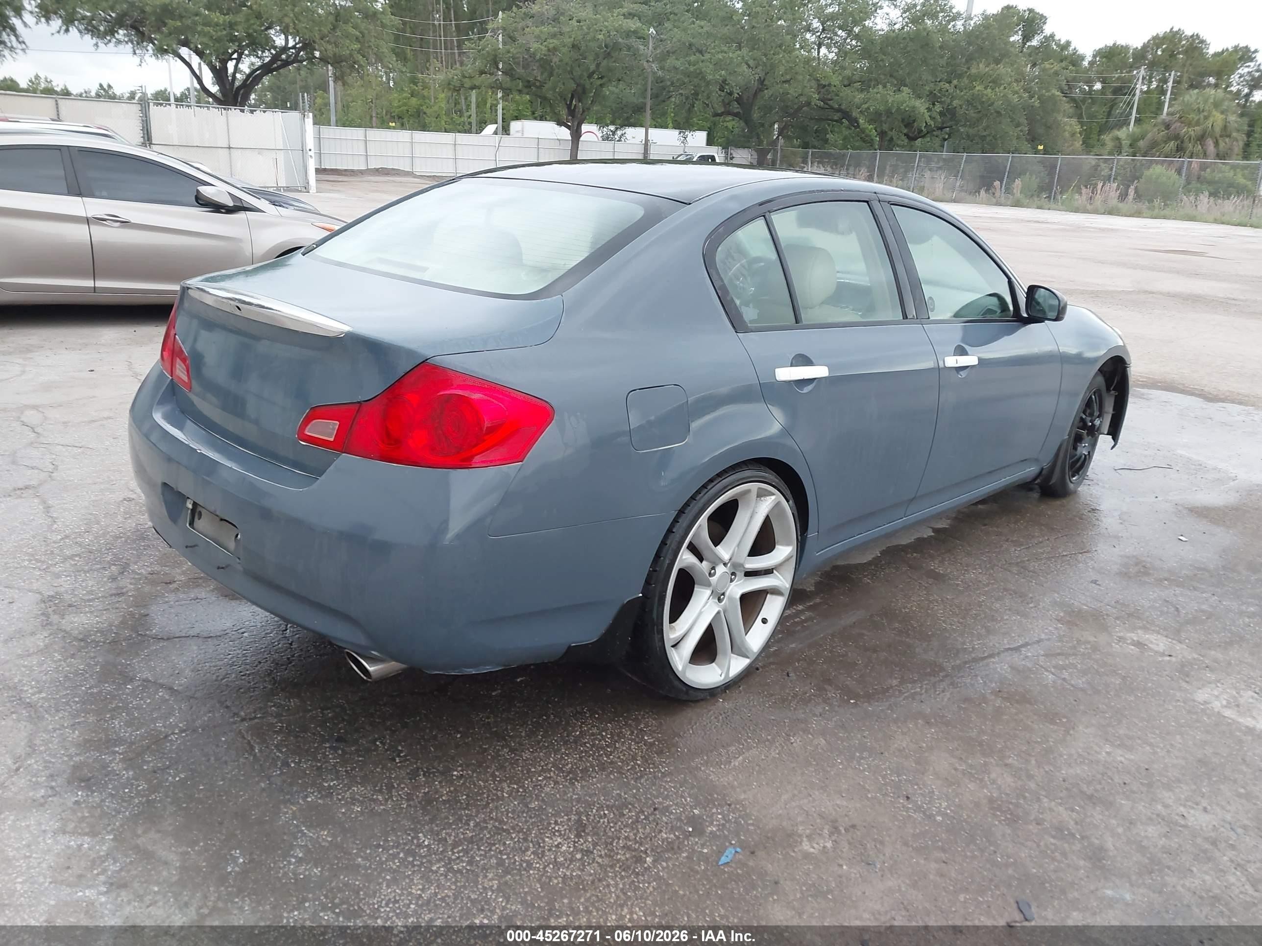 2007 Infiniti G35x   Gray vin: JNKBV61F17M803563
