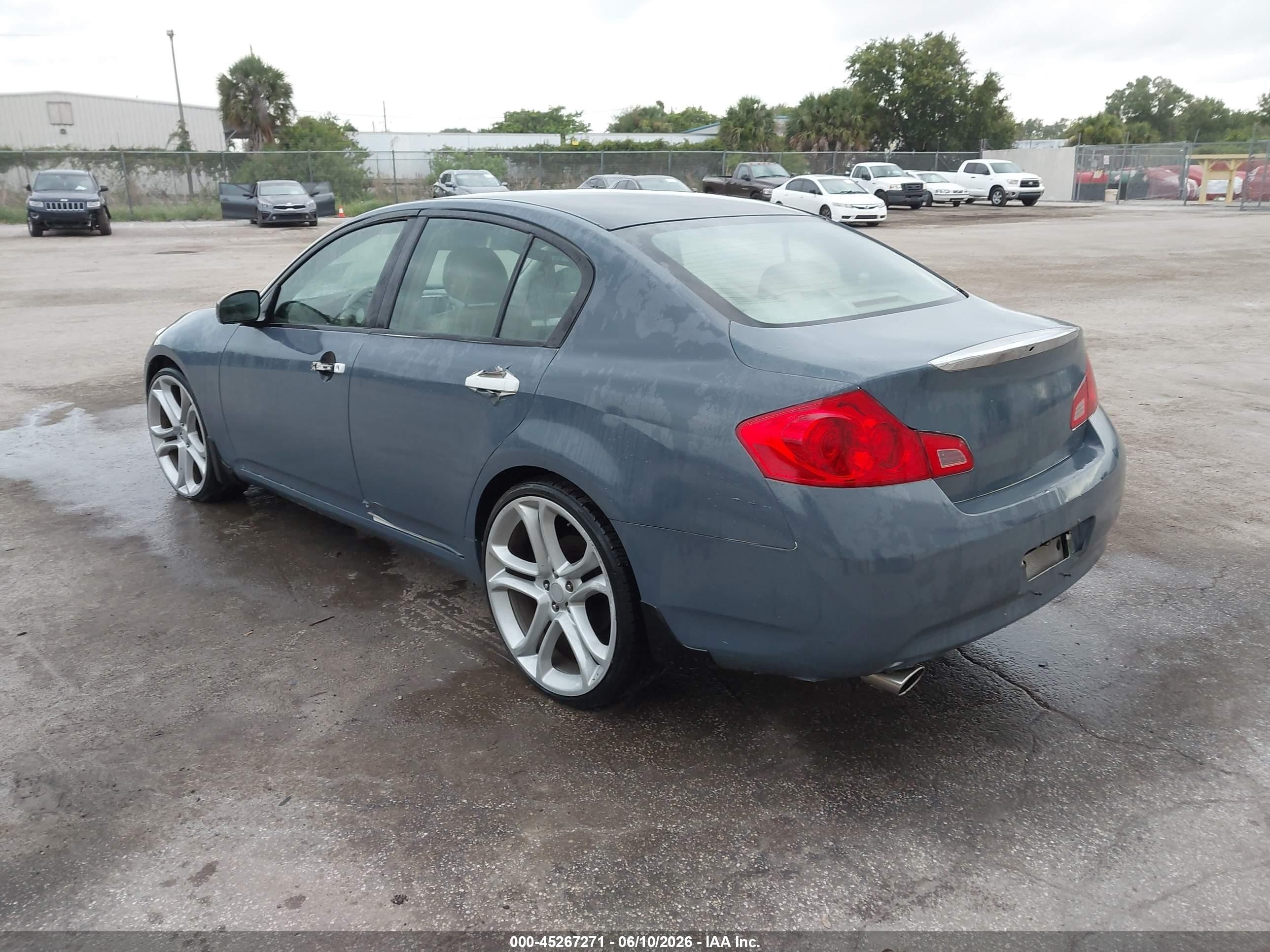 2007 Infiniti G35x   Gray vin: JNKBV61F17M803563