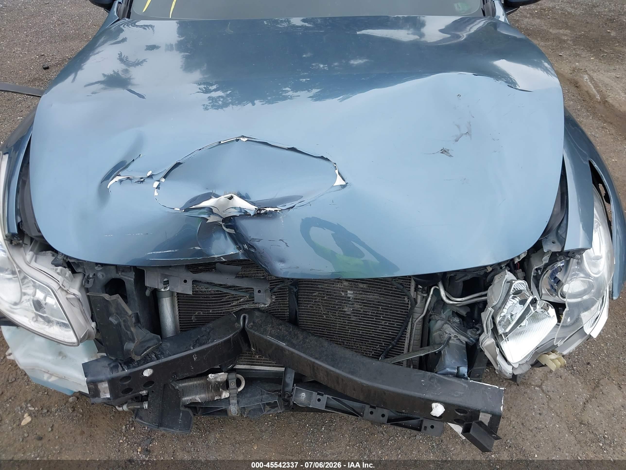 2007 Infiniti G35x Light Blue vin: JNKBV61F17M809878