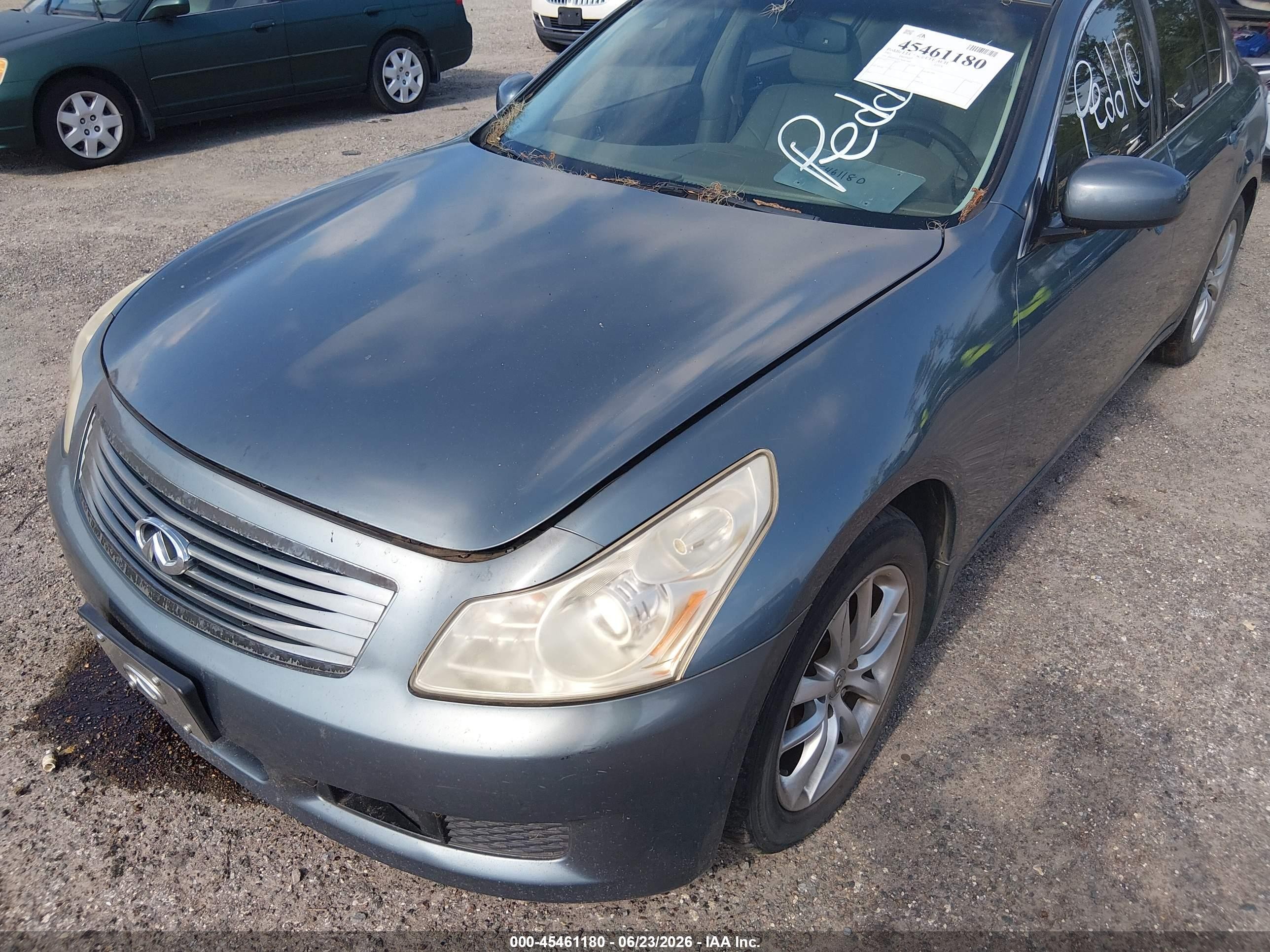 2007 Infiniti G35x   Blue vin: JNKBV61F17M813994