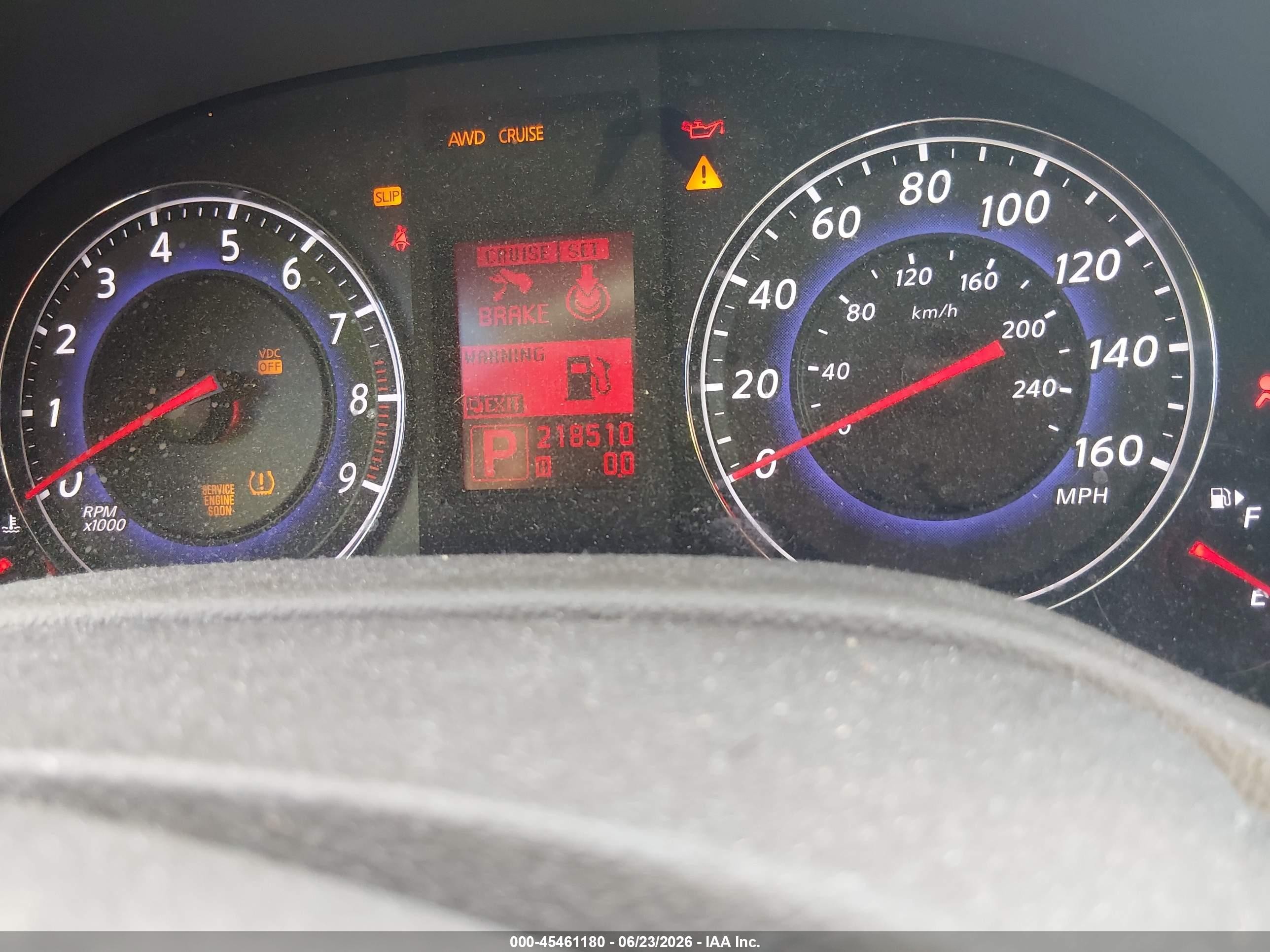 2007 Infiniti G35x   Blue vin: JNKBV61F17M813994