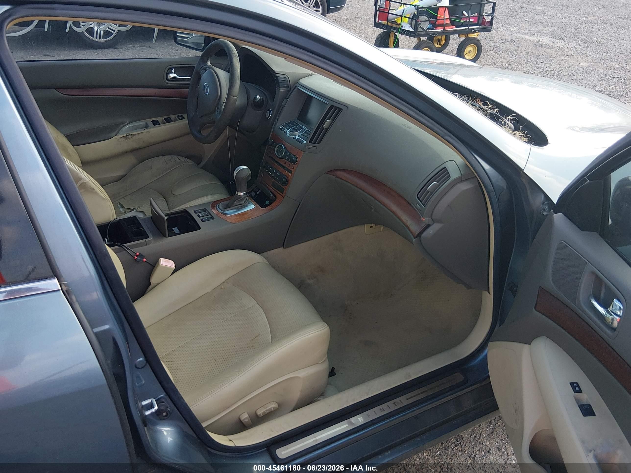 2007 Infiniti G35x   Blue vin: JNKBV61F17M813994