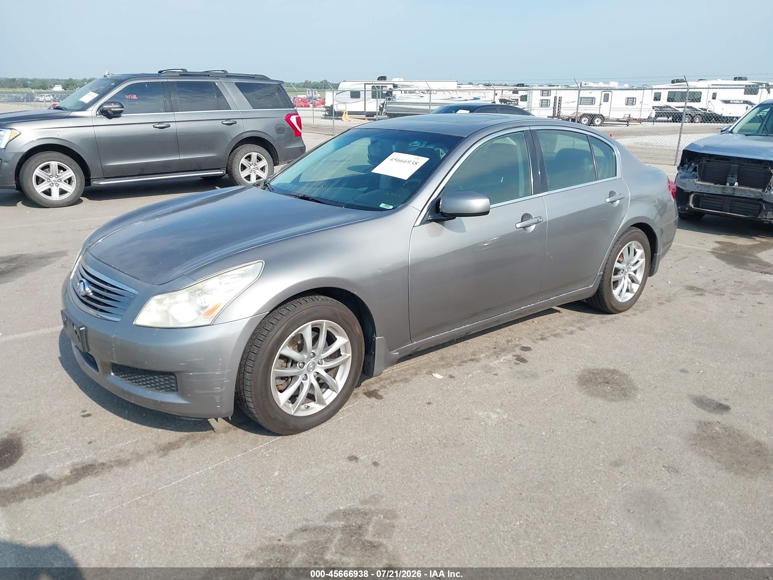 2007 Infiniti G35x   Gray vin: JNKBV61F17M815258