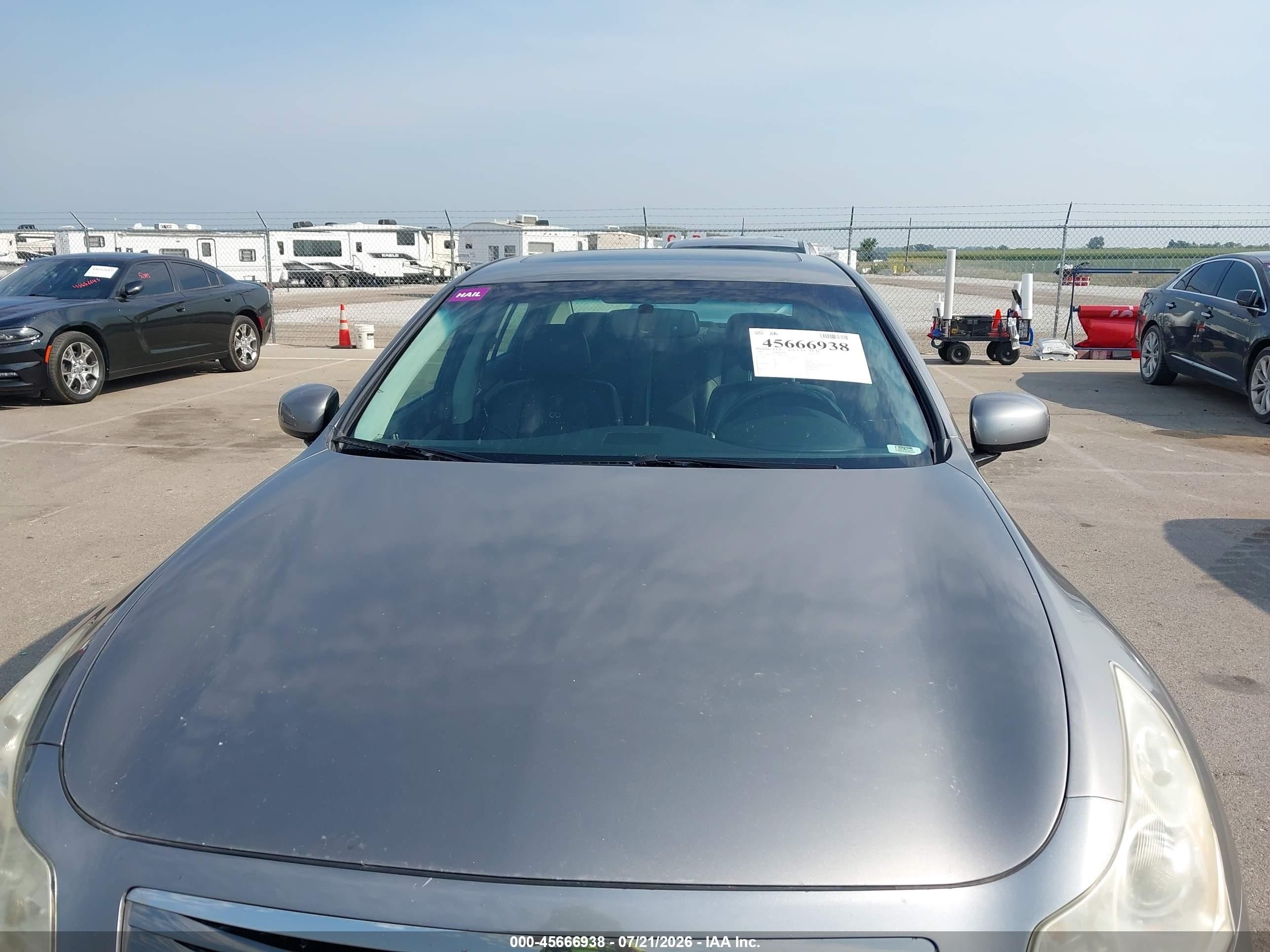 2007 Infiniti G35x   Gray vin: JNKBV61F17M815258