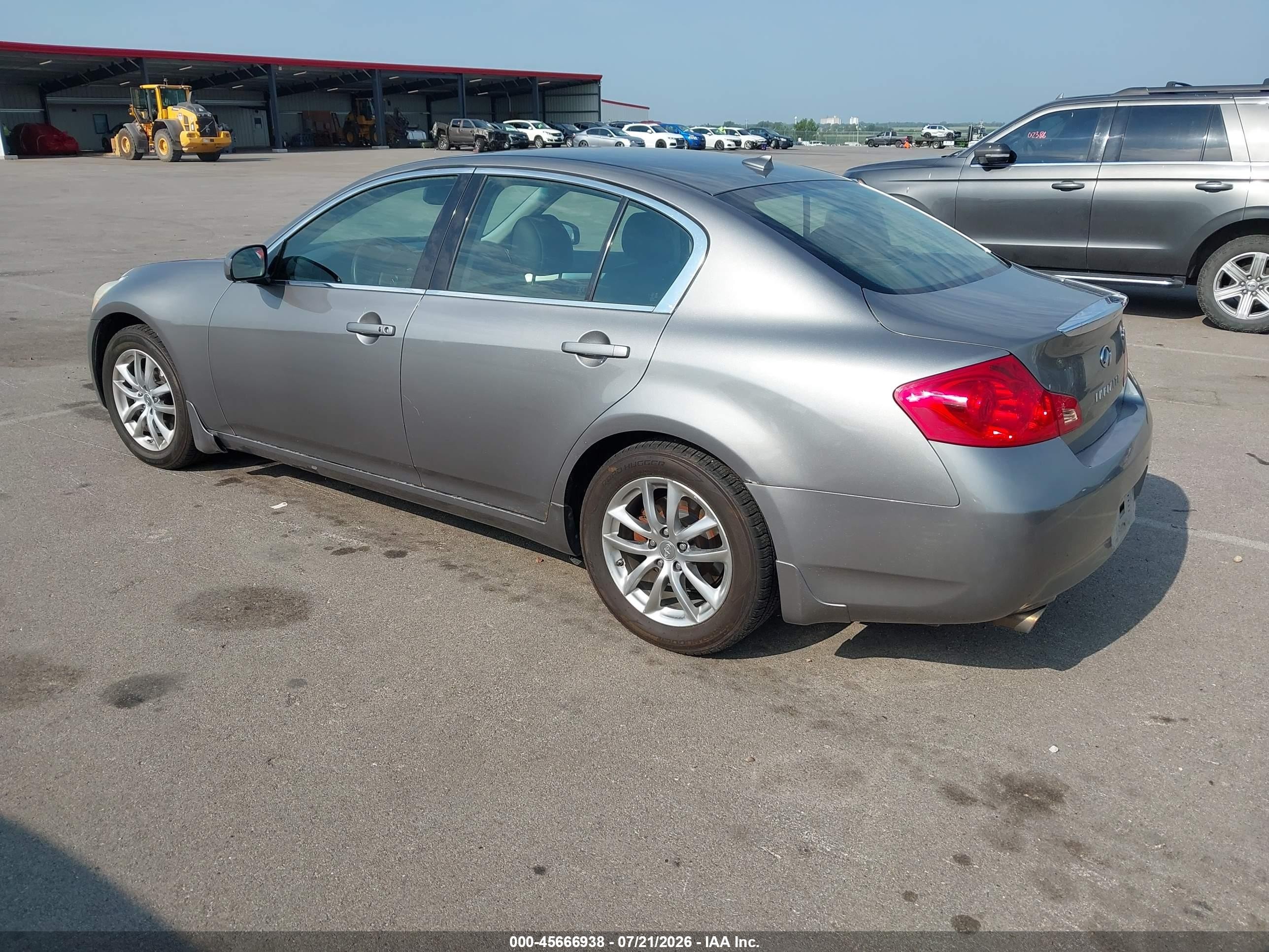 2007 Infiniti G35x   Gray vin: JNKBV61F17M815258