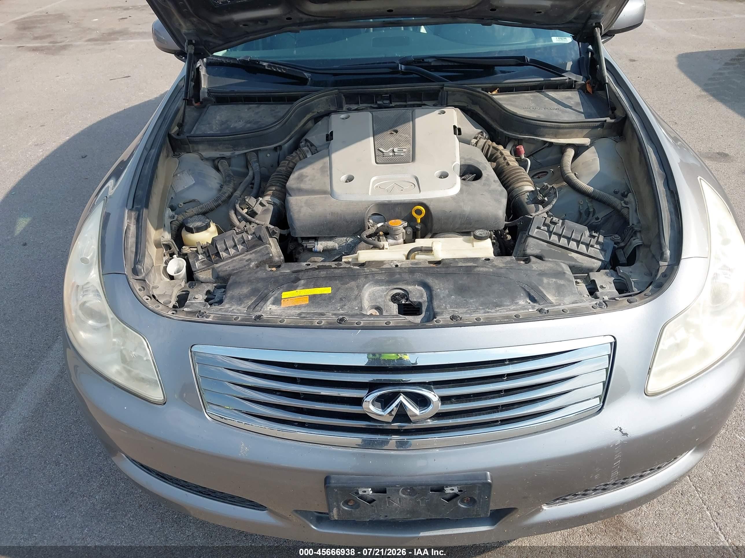 2007 Infiniti G35x   Gray vin: JNKBV61F17M815258