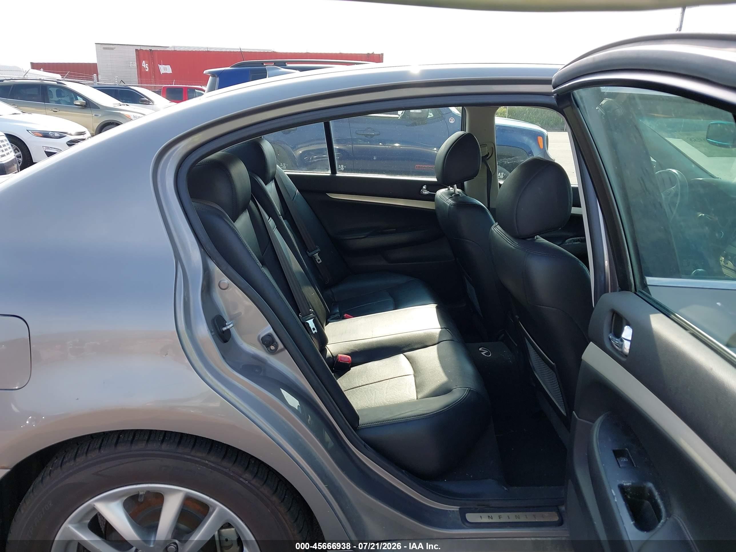 2007 Infiniti G35x   Gray vin: JNKBV61F17M815258