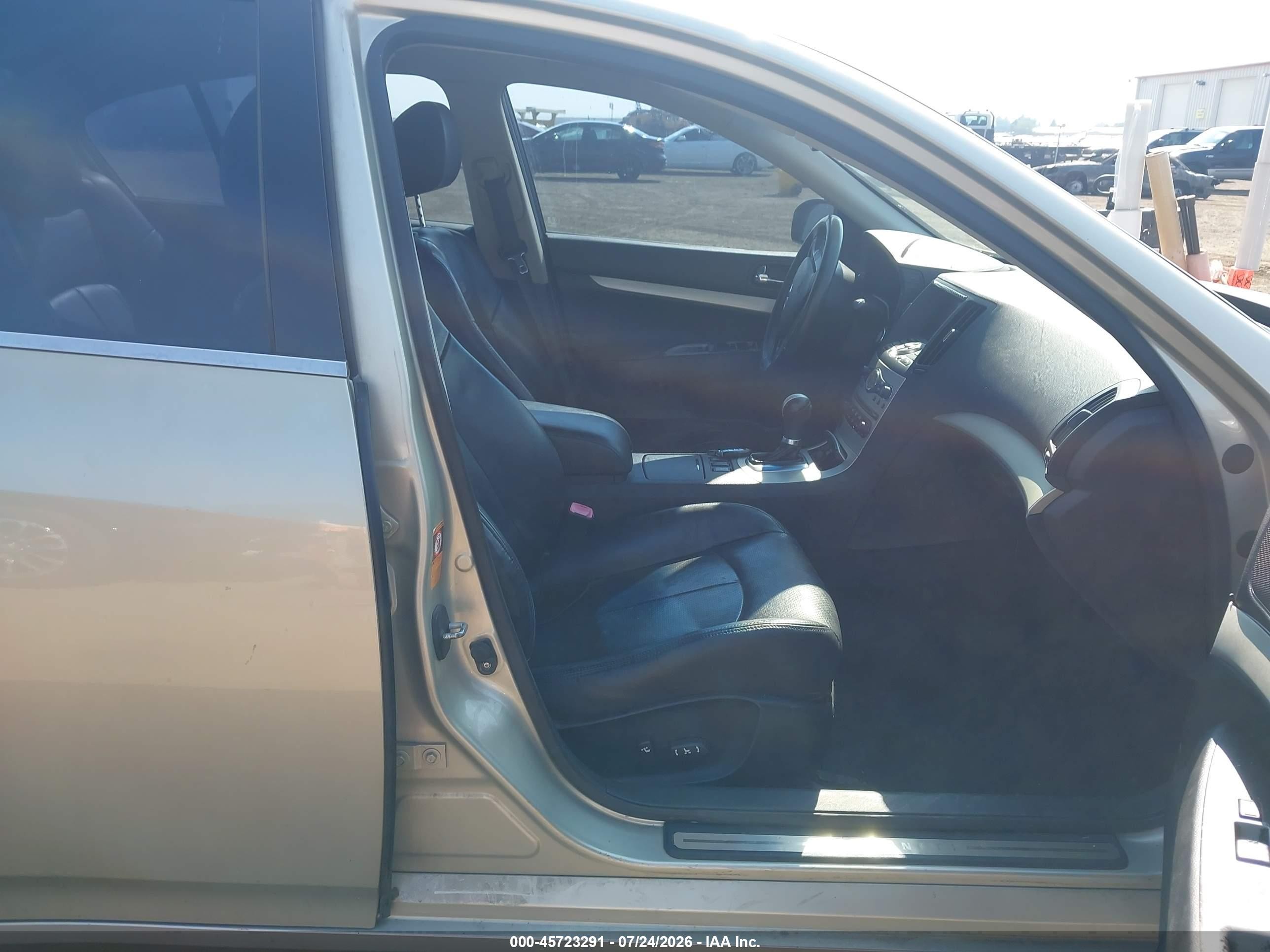 2007 Infiniti G35x   Champagne vin: JNKBV61F17M816149