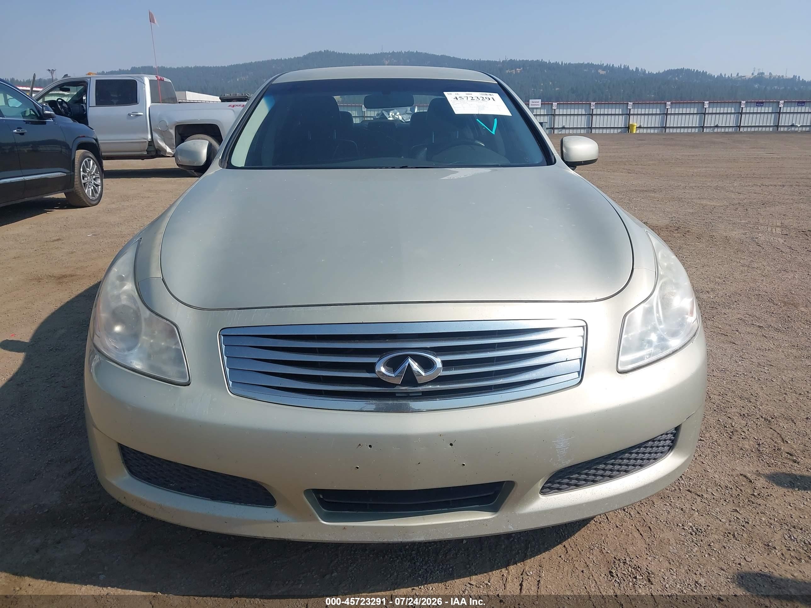2007 Infiniti G35x   Champagne vin: JNKBV61F17M816149