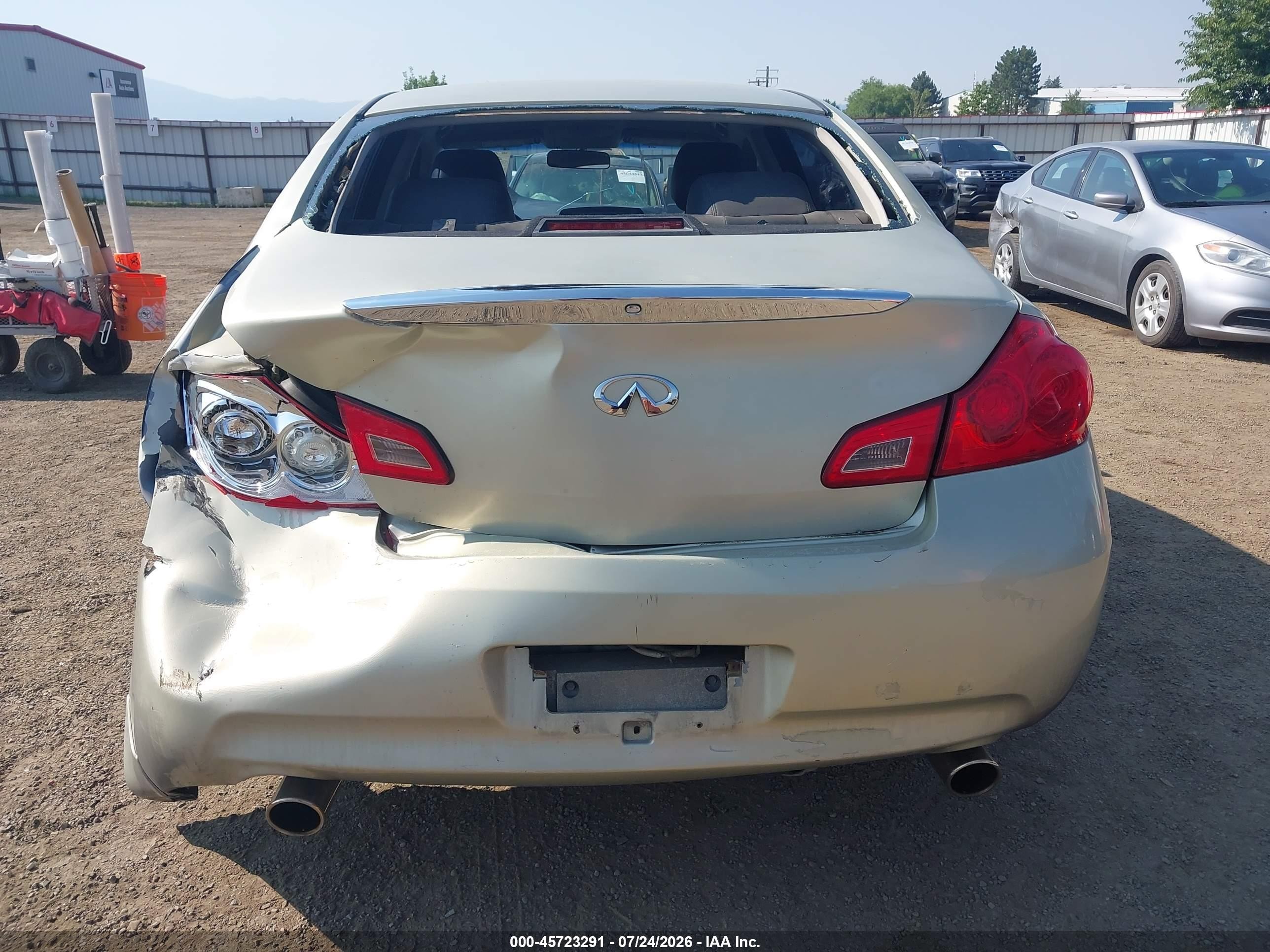 2007 Infiniti G35x   Champagne vin: JNKBV61F17M816149
