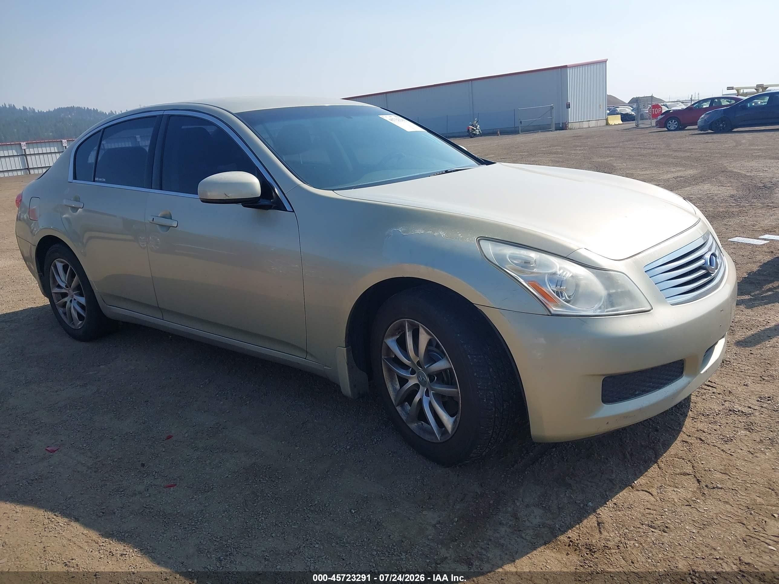 2007 Infiniti G35x   Champagne vin: JNKBV61F17M816149