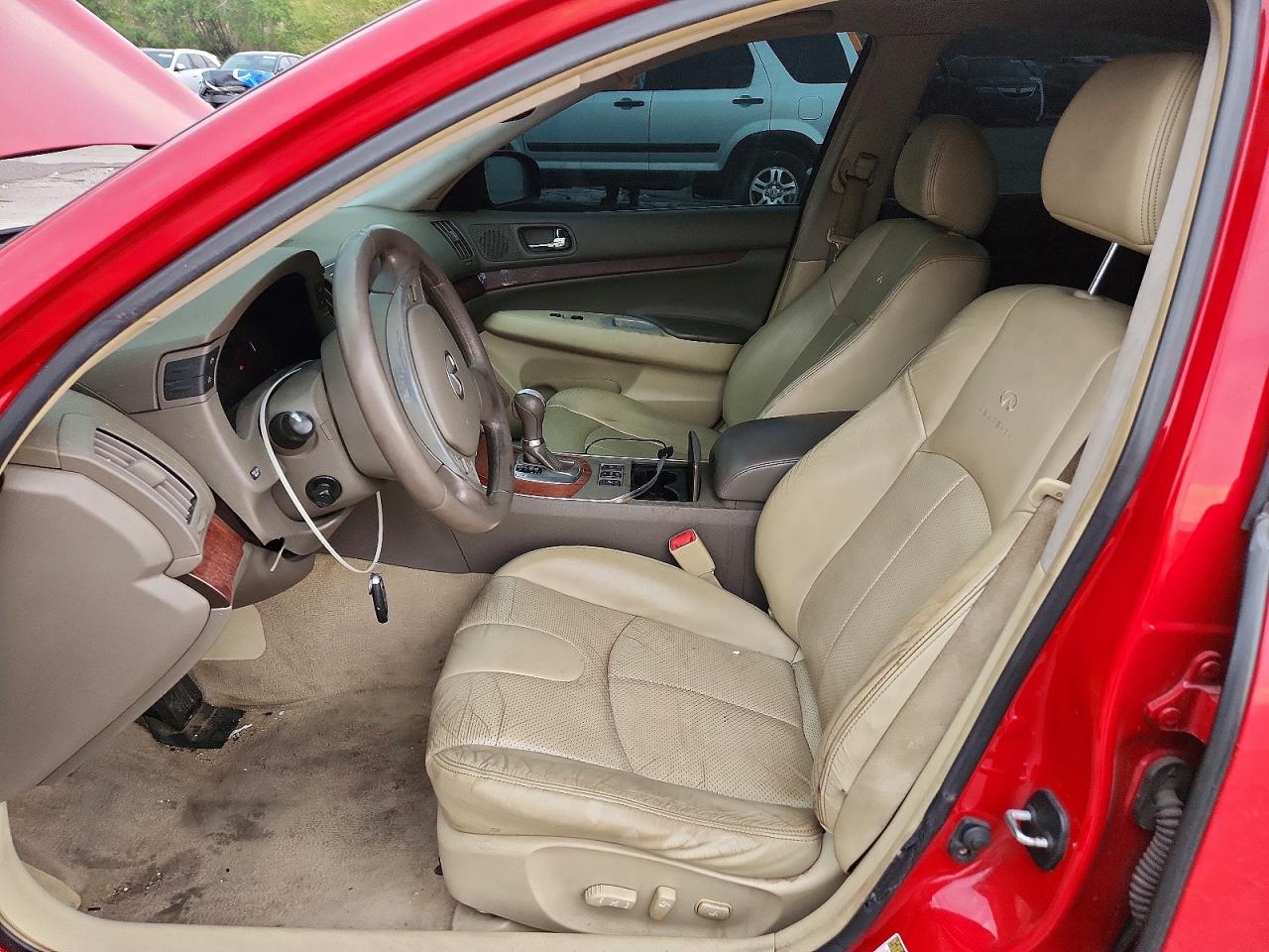 2007 Infiniti G35 X Red vin: JNKBV61F17M821724