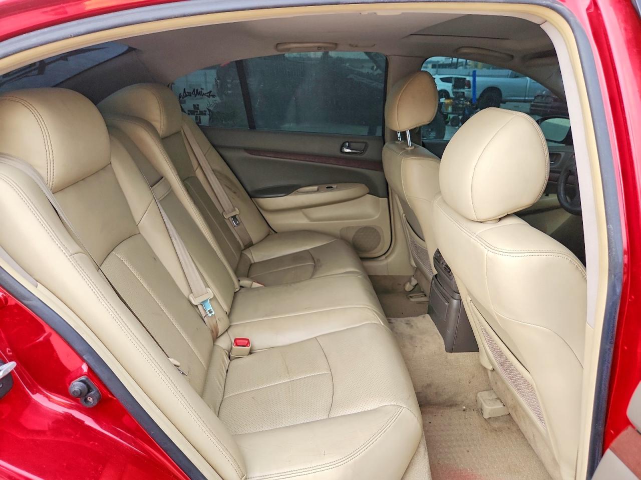2007 Infiniti G35 X Red vin: JNKBV61F17M821724