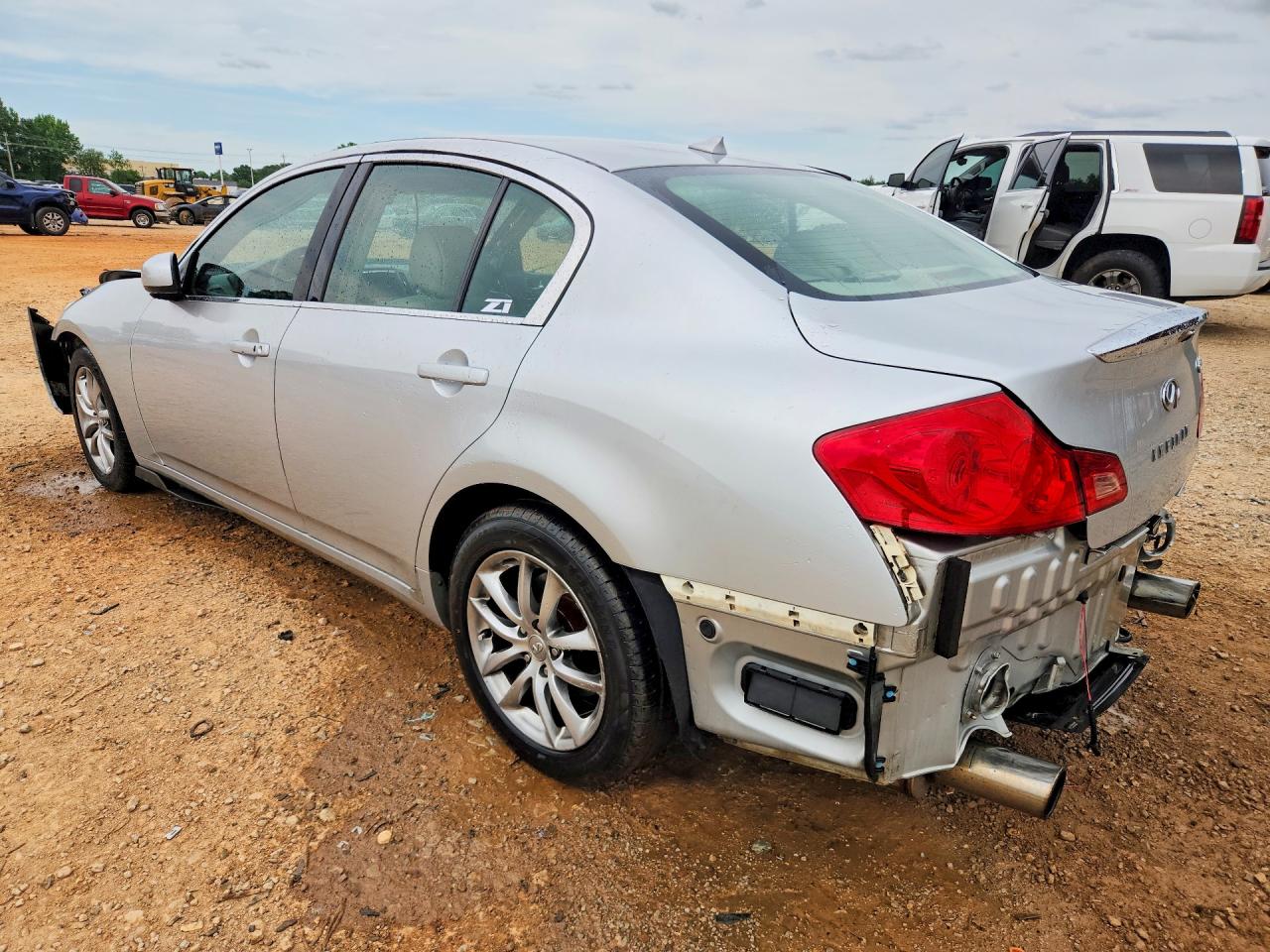 2008 Infiniti G35 X Silver vin: JNKBV61F18M250124