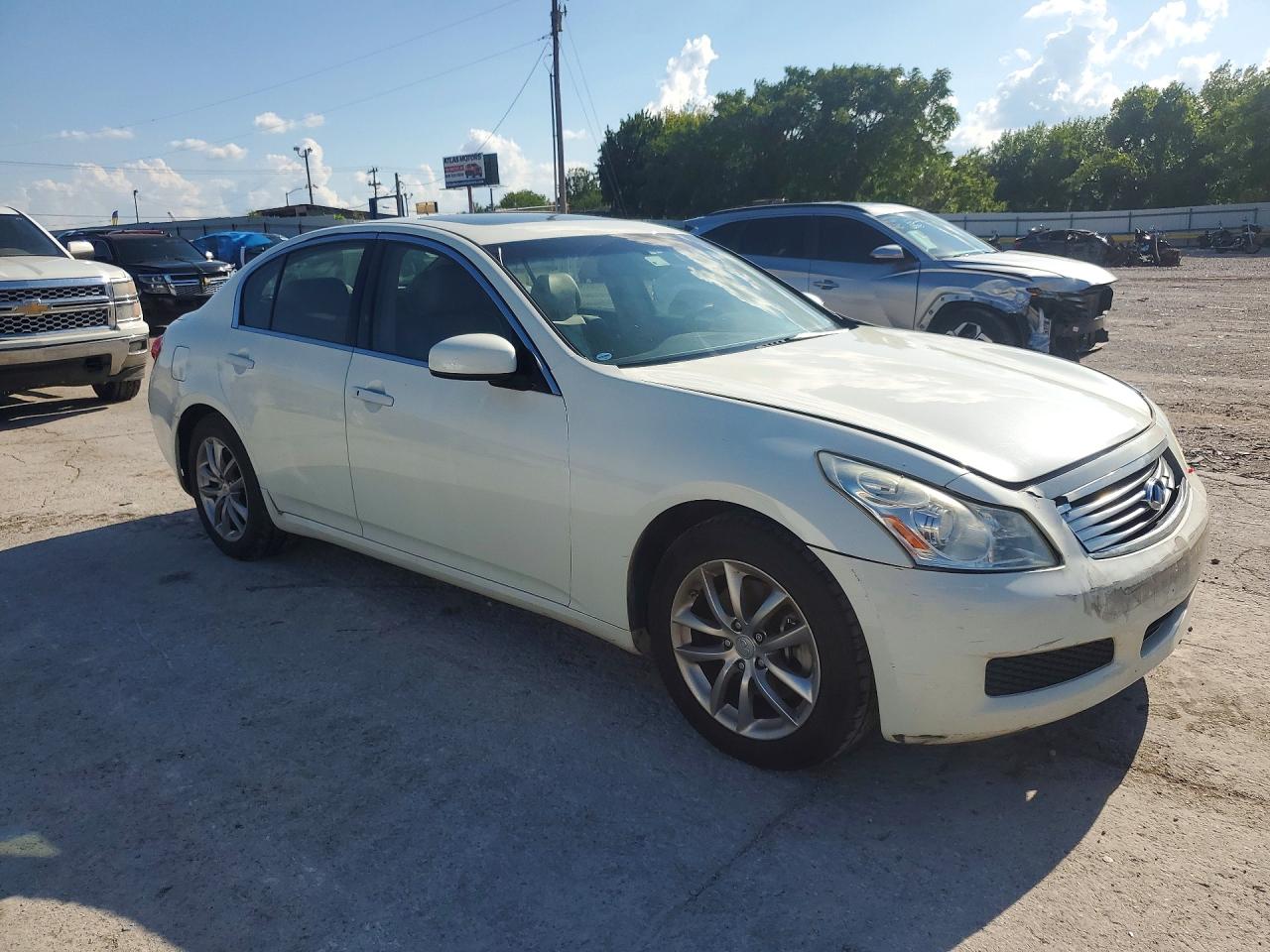 2008 Infiniti G35 X Белый vin: JNKBV61F18M252570