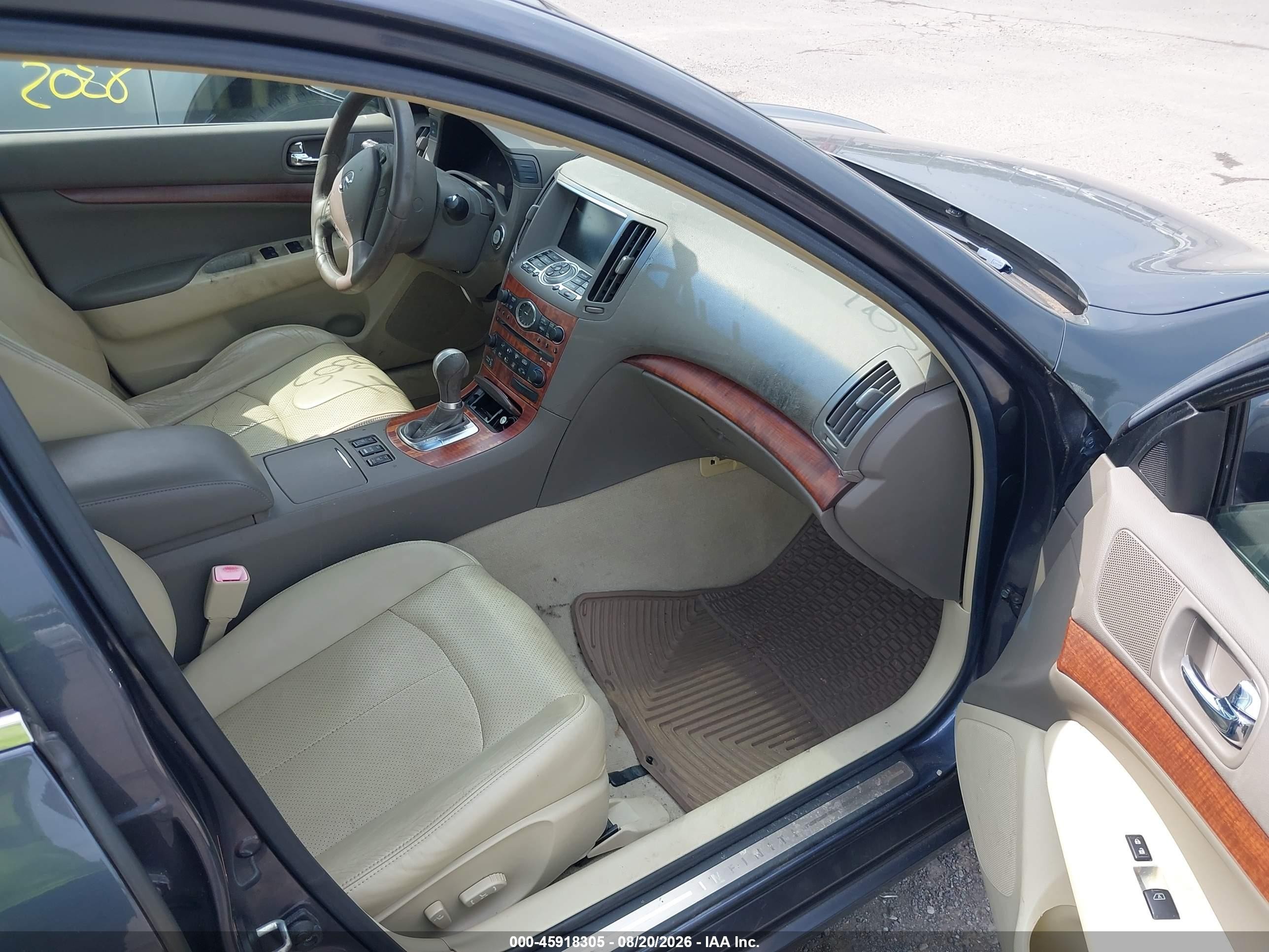 2008 Infiniti G35x Blue vin: JNKBV61F18M258868