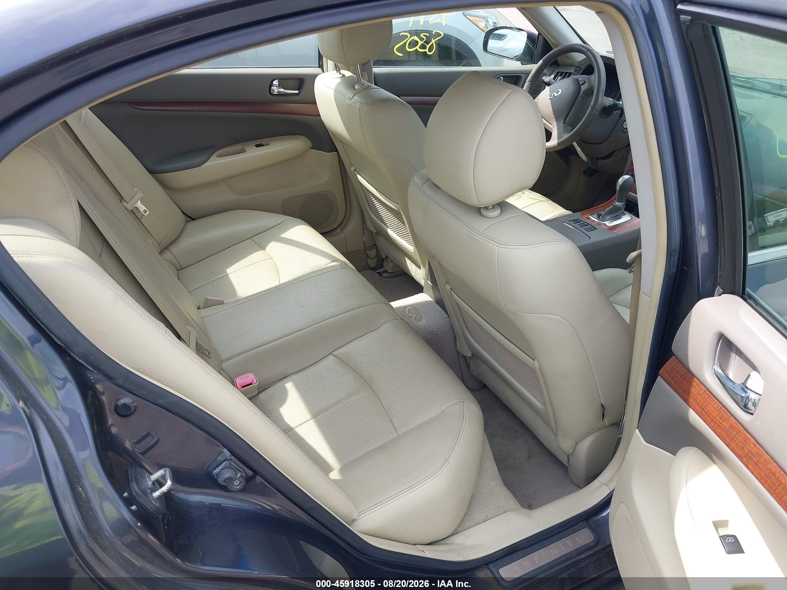 2008 Infiniti G35x Blue vin: JNKBV61F18M258868