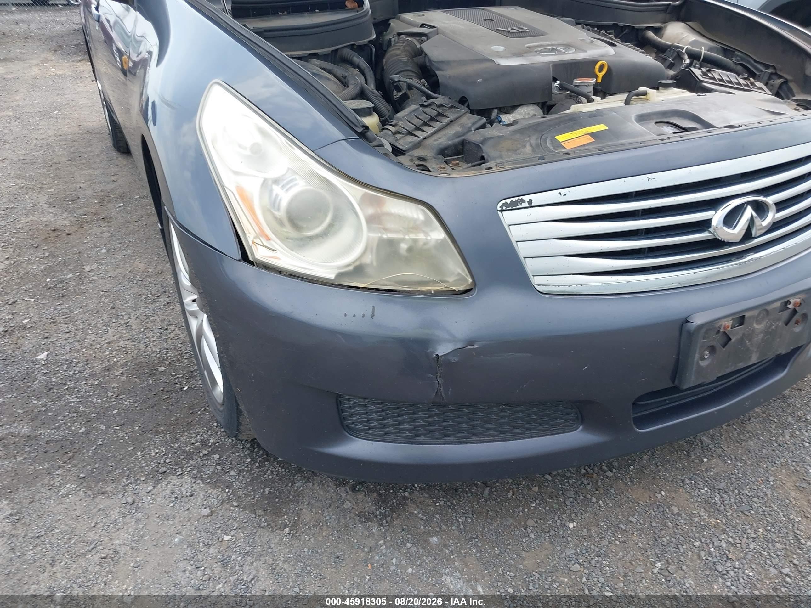 2008 Infiniti G35x Blue vin: JNKBV61F18M258868