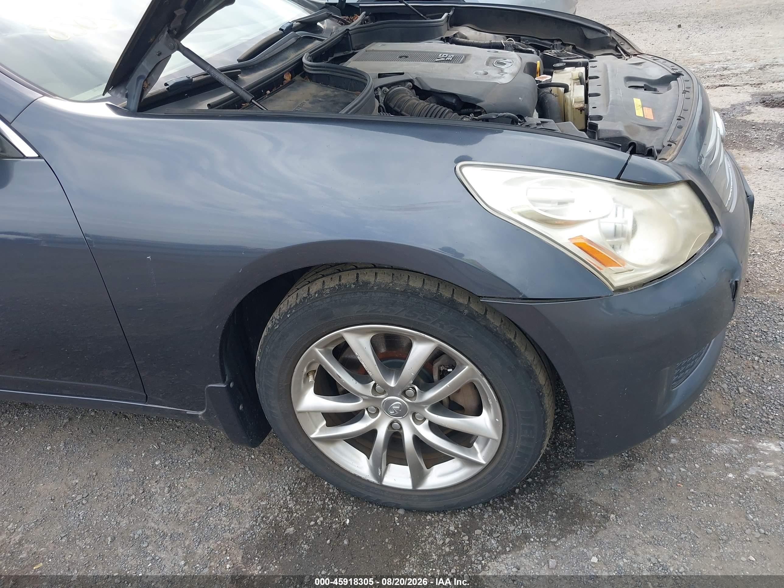 2008 Infiniti G35x Blue vin: JNKBV61F18M258868