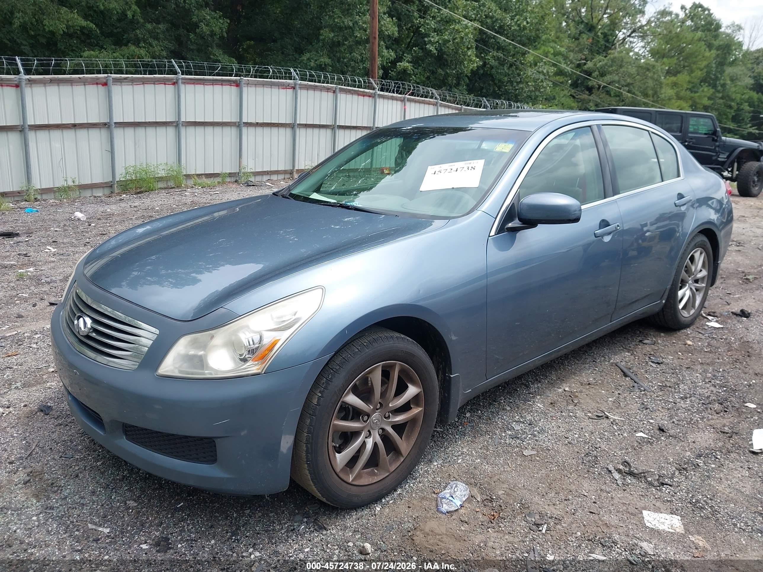 2008 Infiniti G35x   Синий vin: JNKBV61F18M259065