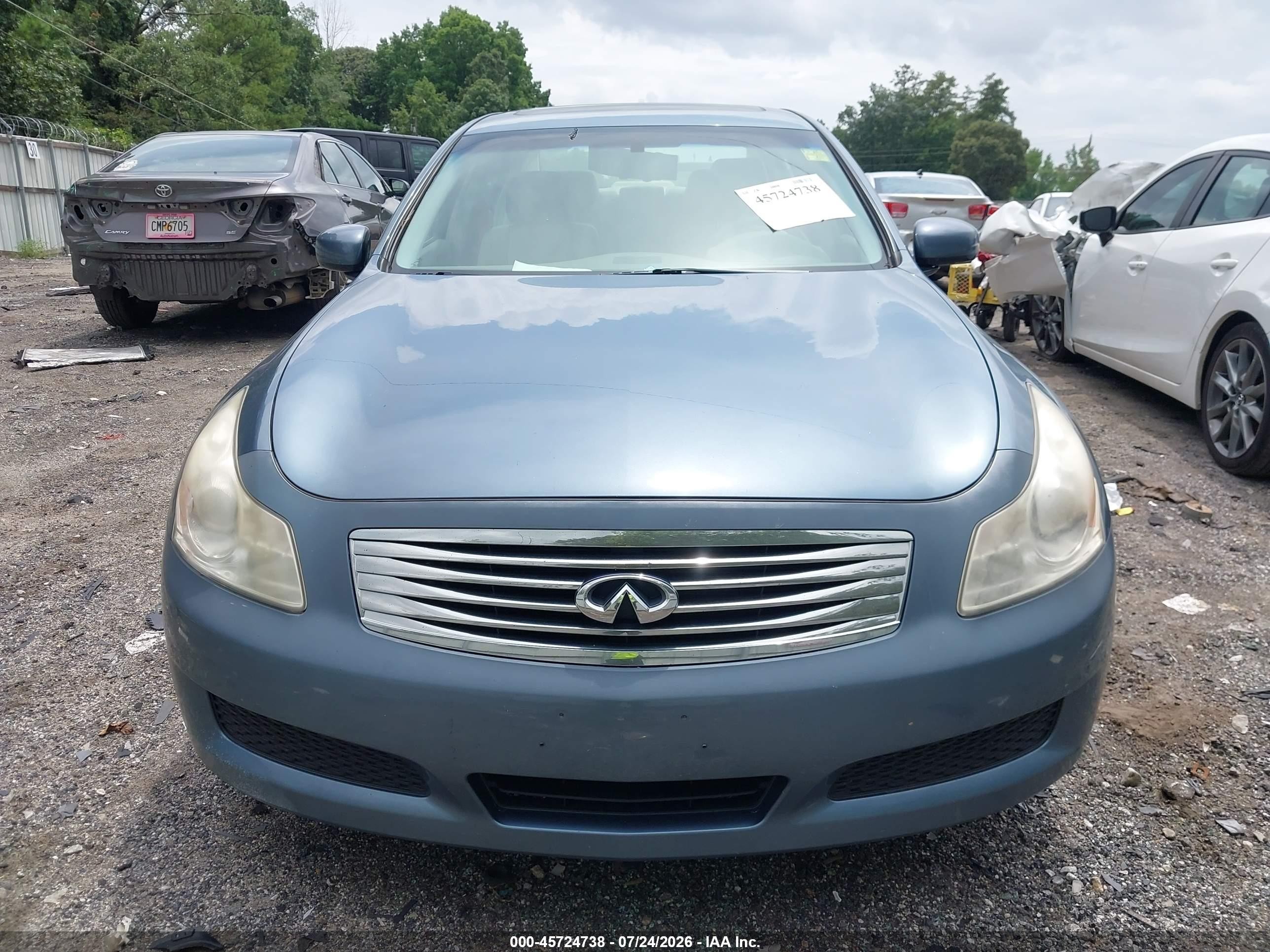 2008 Infiniti G35x   Синий vin: JNKBV61F18M259065