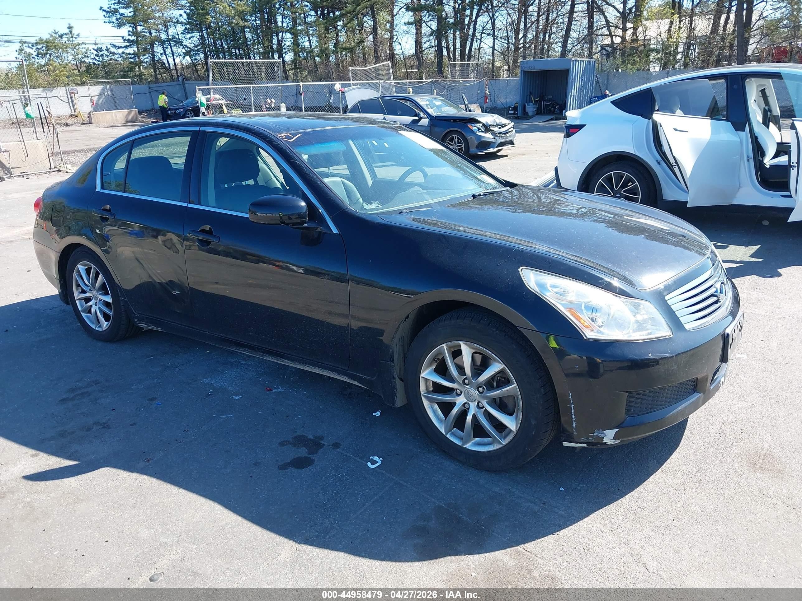2008 Infiniti G35x Черный vin: JNKBV61F18M260474