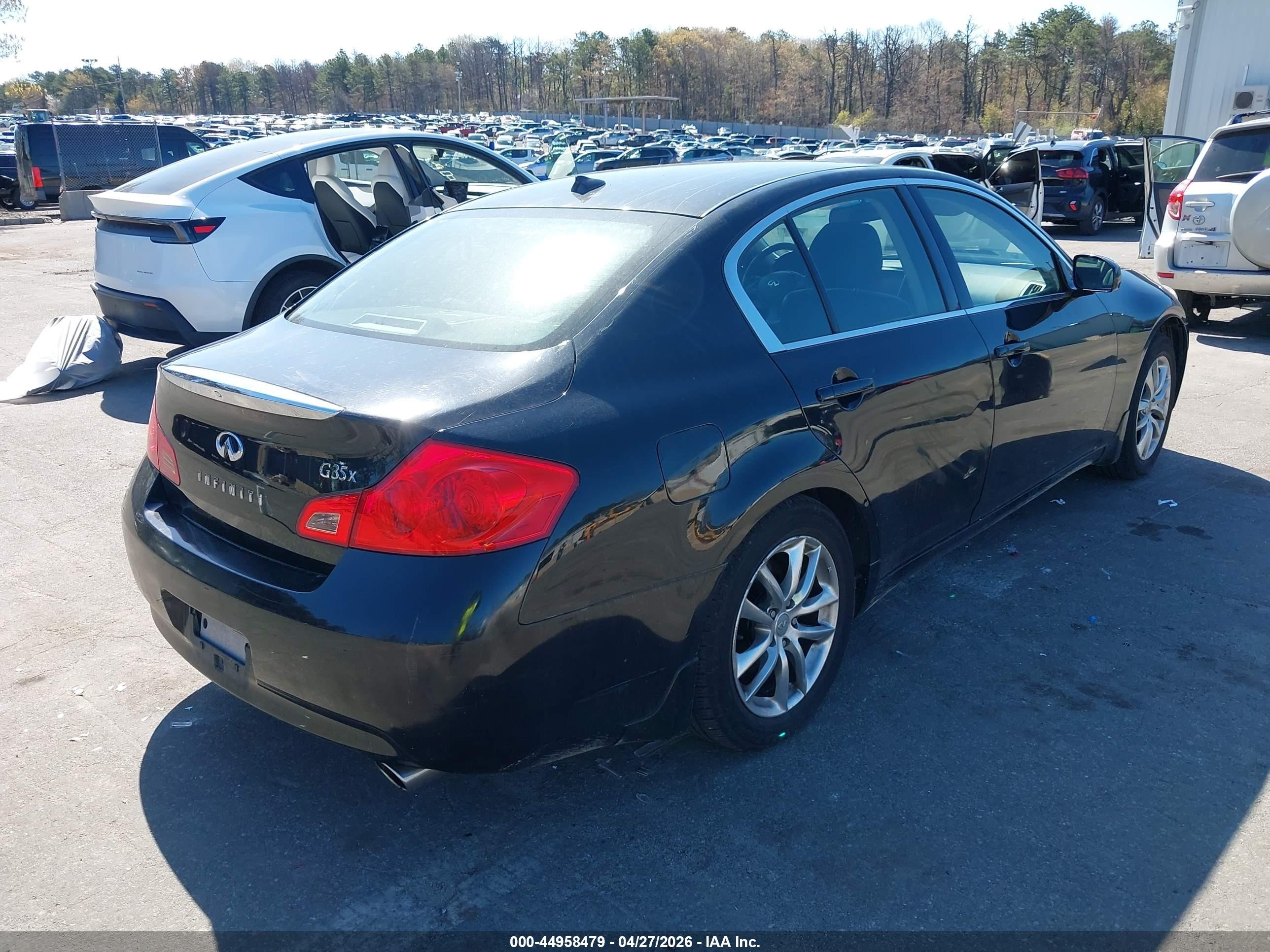 2008 Infiniti G35x Black vin: JNKBV61F18M260474