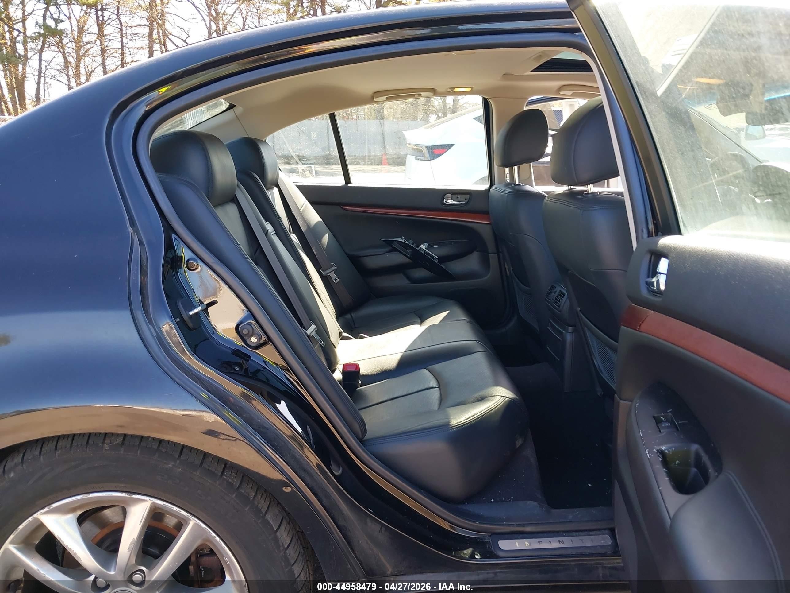 2008 Infiniti G35x Black vin: JNKBV61F18M260474