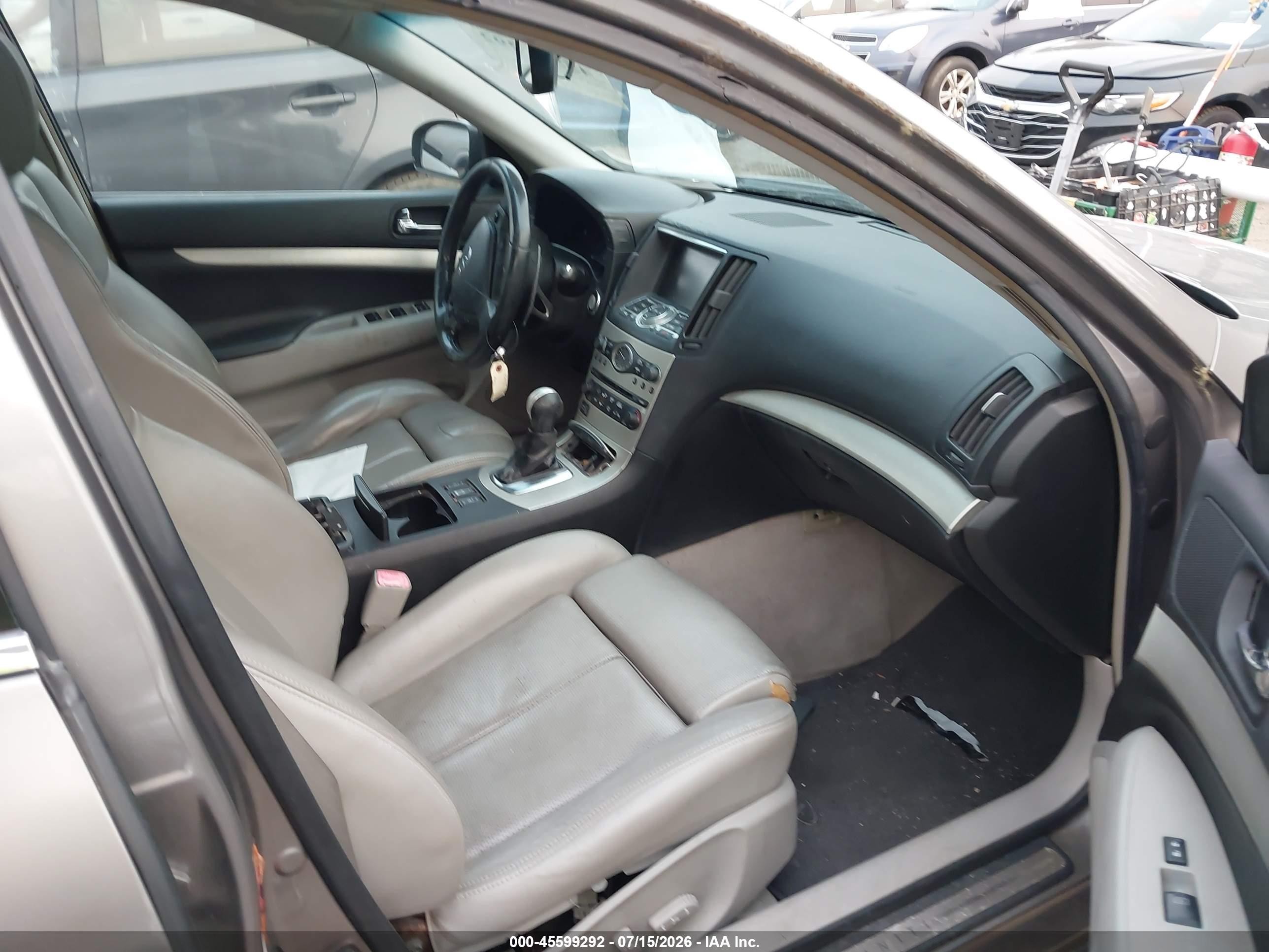 2008 Infiniti G35x   Gray vin: JNKBV61F18M261897