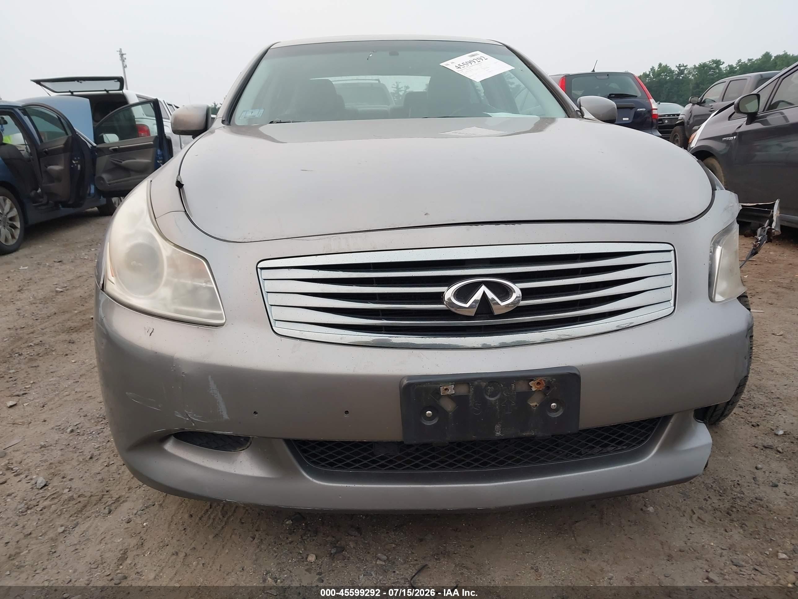 2008 Infiniti G35x   Gray vin: JNKBV61F18M261897