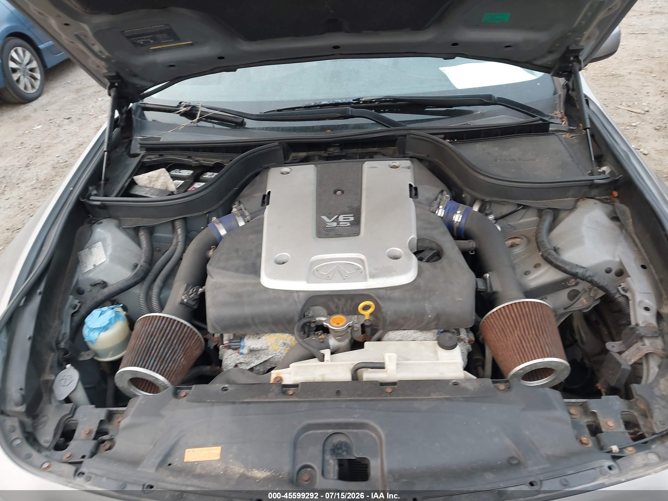 2008 Infiniti G35x   Gray vin: JNKBV61F18M261897