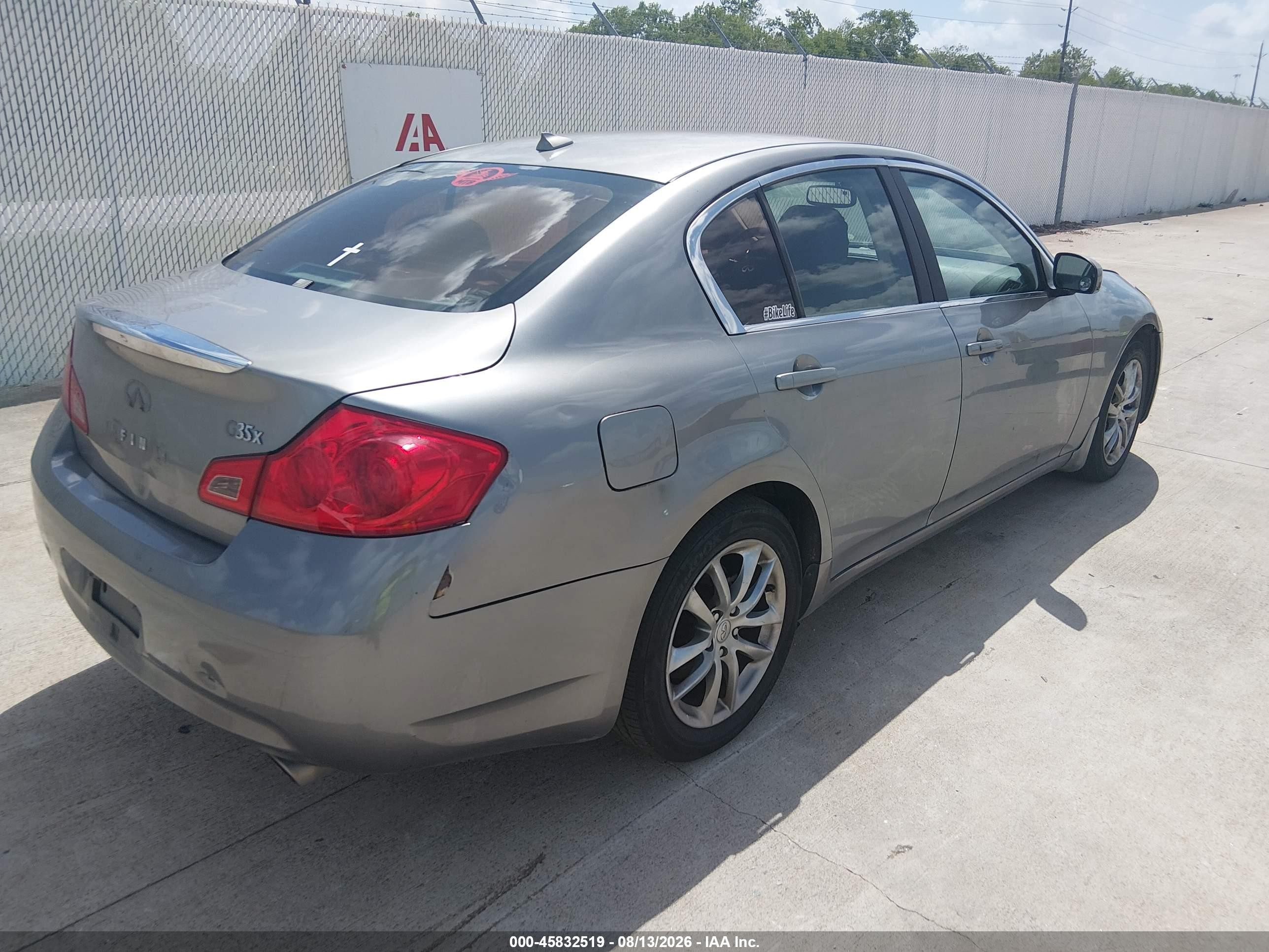 2008 Infiniti G35x   Gray vin: JNKBV61F18M263181