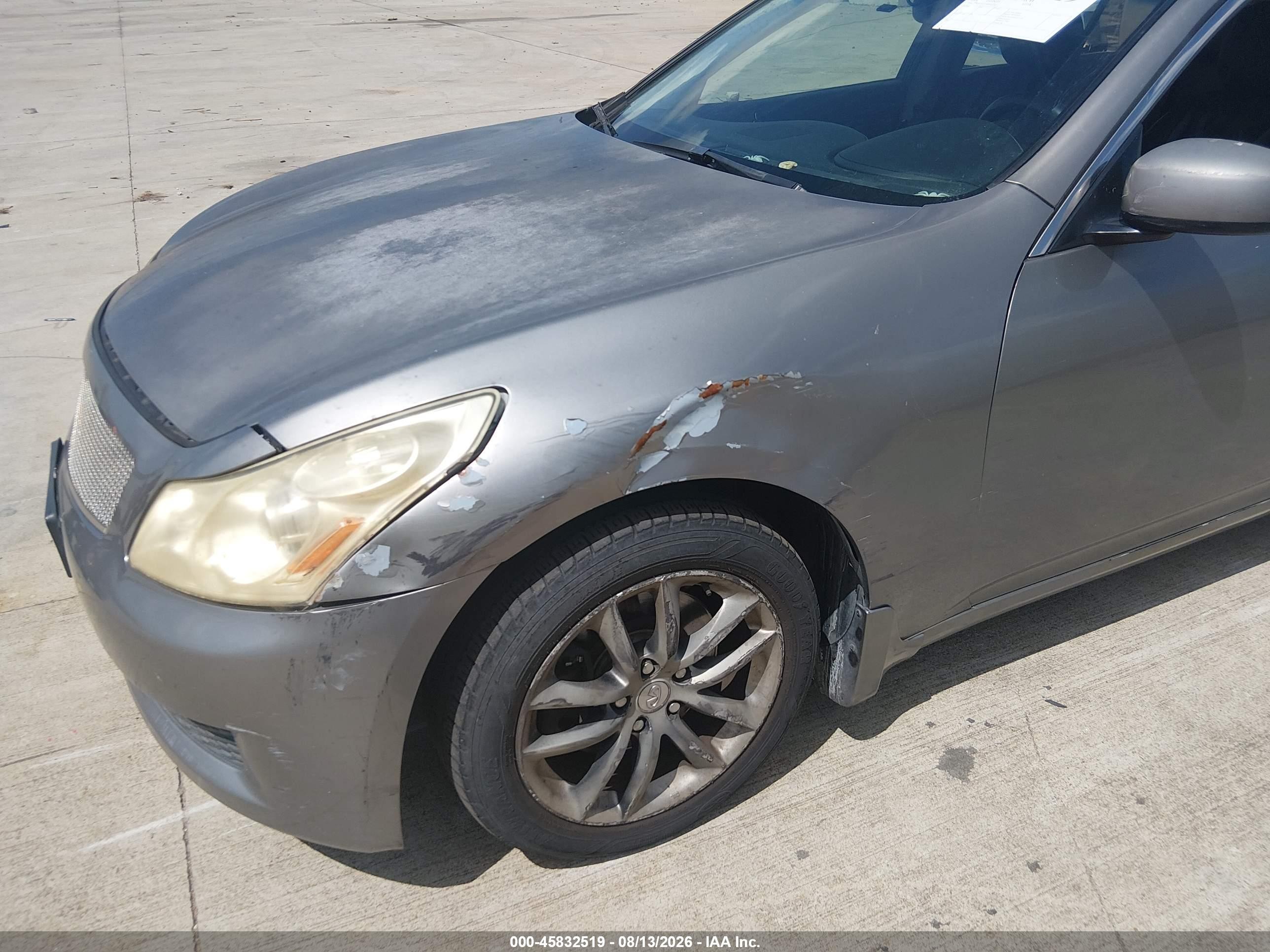 2008 Infiniti G35x   Gray vin: JNKBV61F18M263181