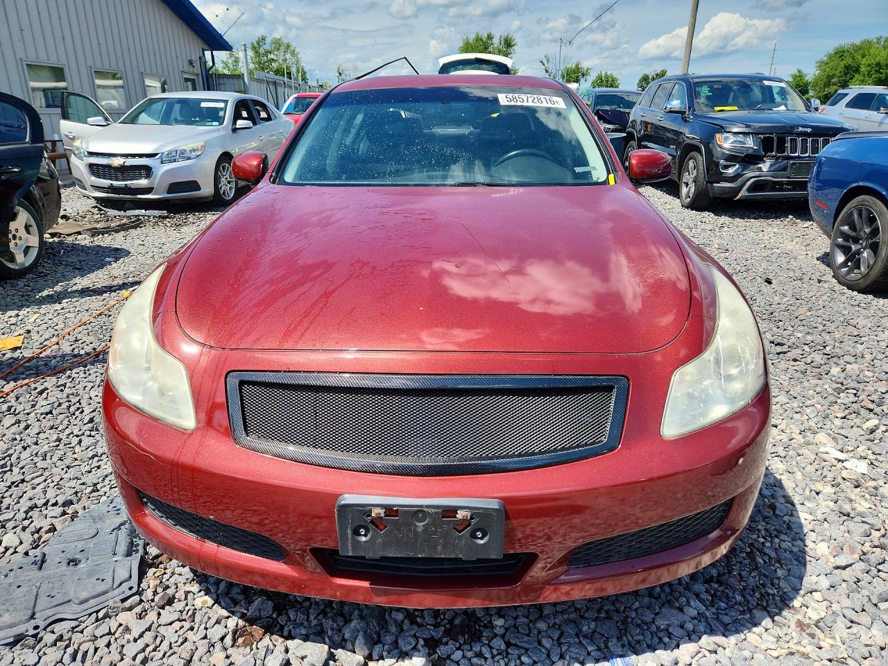 2008 Infiniti G35 X Burgundy vin: JNKBV61F18M264816