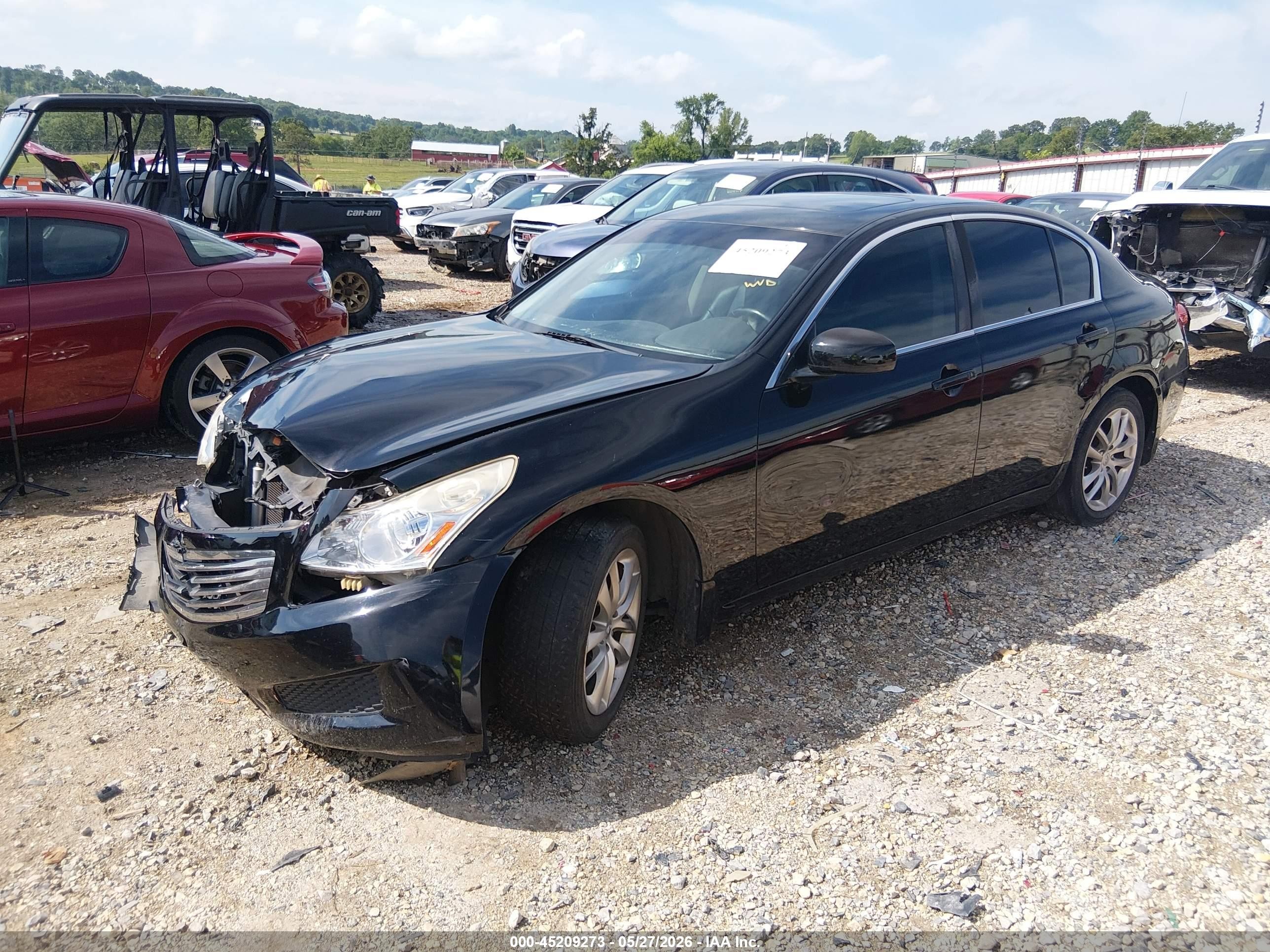 2008 Infiniti G35x   Black vin: JNKBV61F18M271524