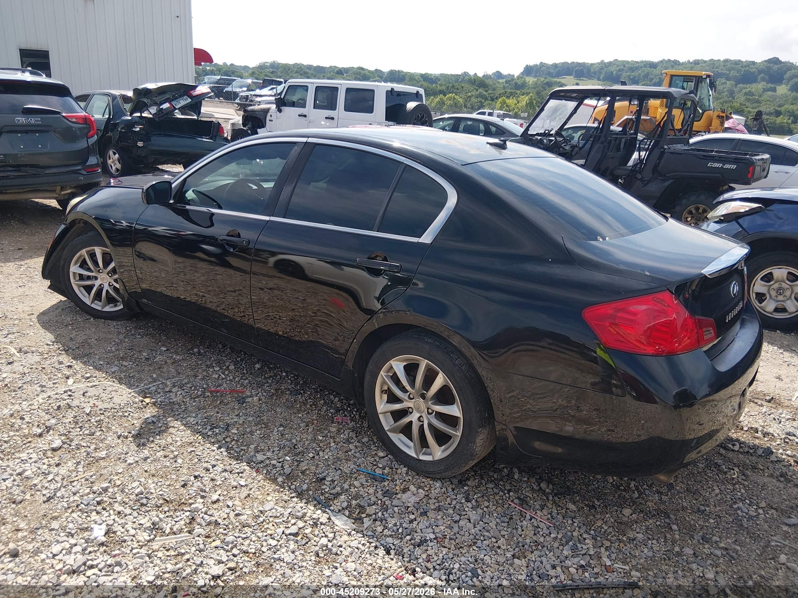 2008 Infiniti G35x   Black vin: JNKBV61F18M271524