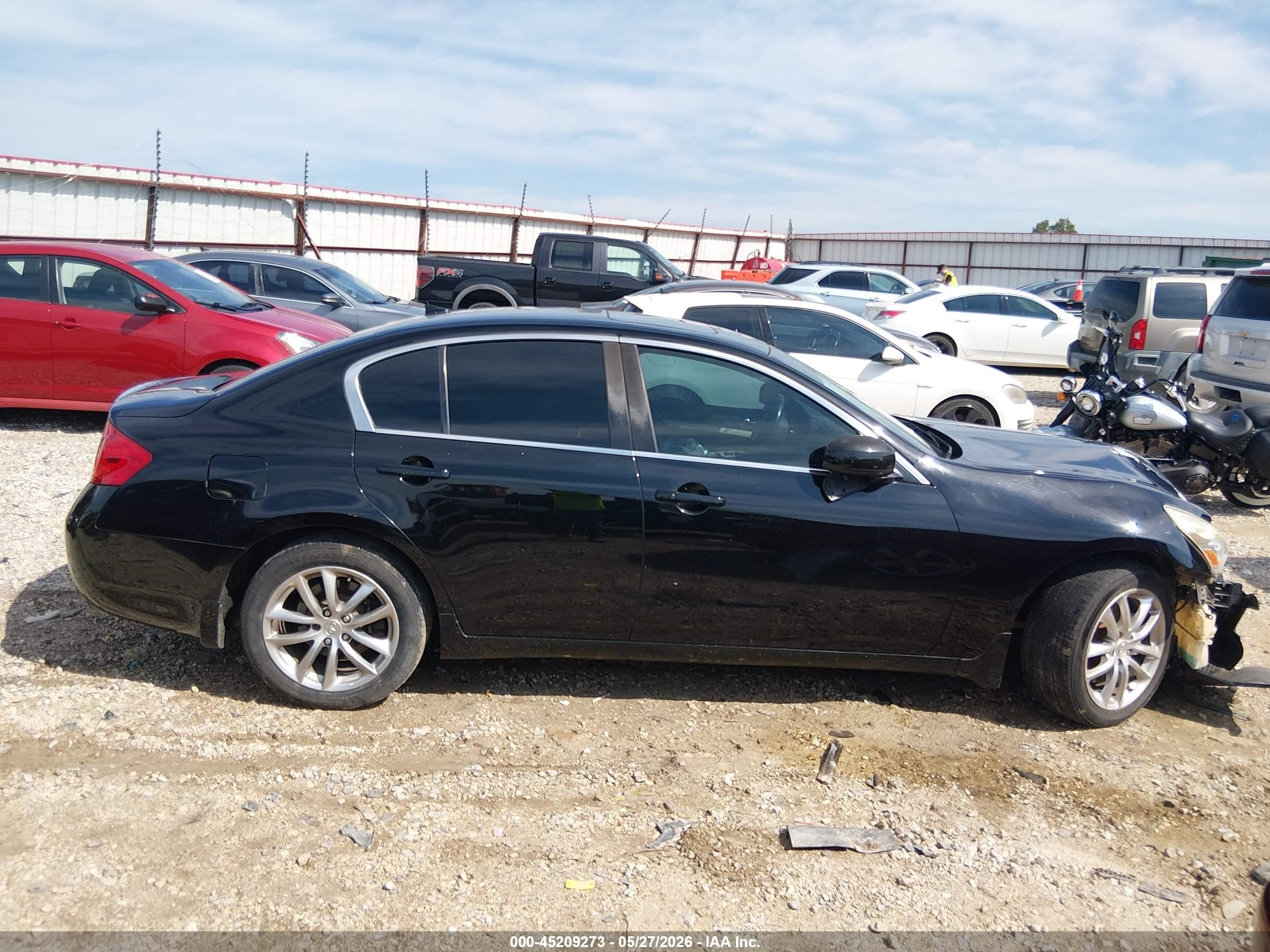 2008 Infiniti G35x   Black vin: JNKBV61F18M271524