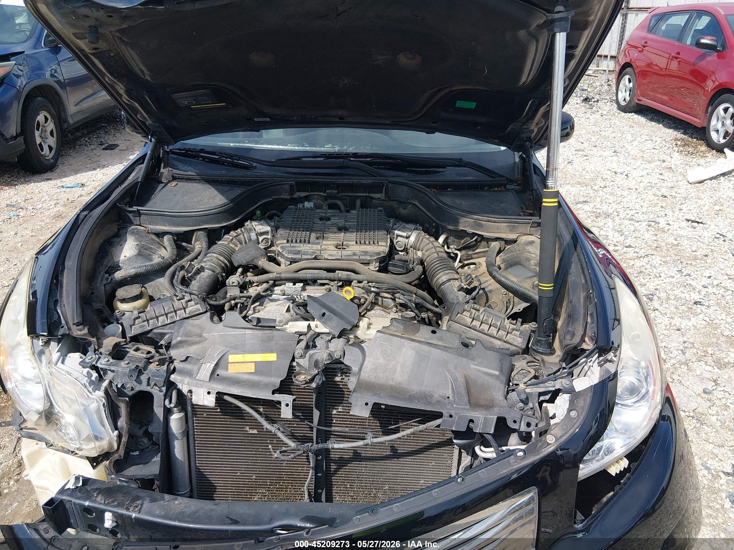 2008 Infiniti G35x   Black vin: JNKBV61F18M271524