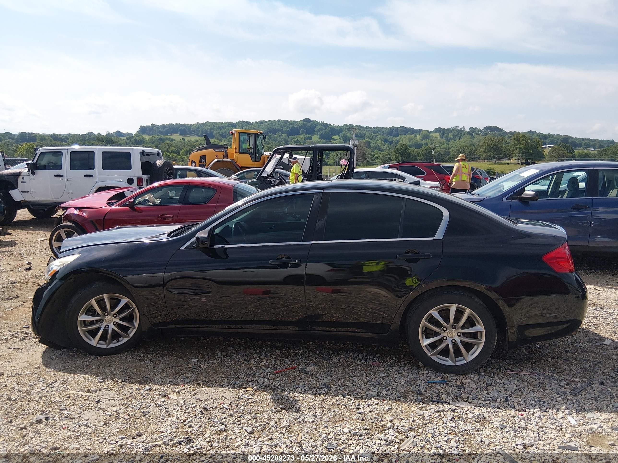 2008 Infiniti G35x   Black vin: JNKBV61F18M271524