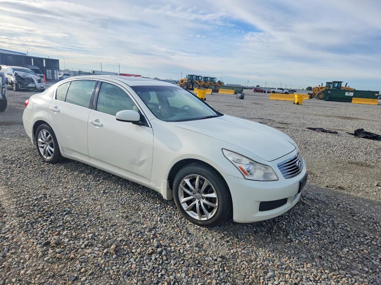 2008 Infiniti G35 X White vin: JNKBV61F18M272477