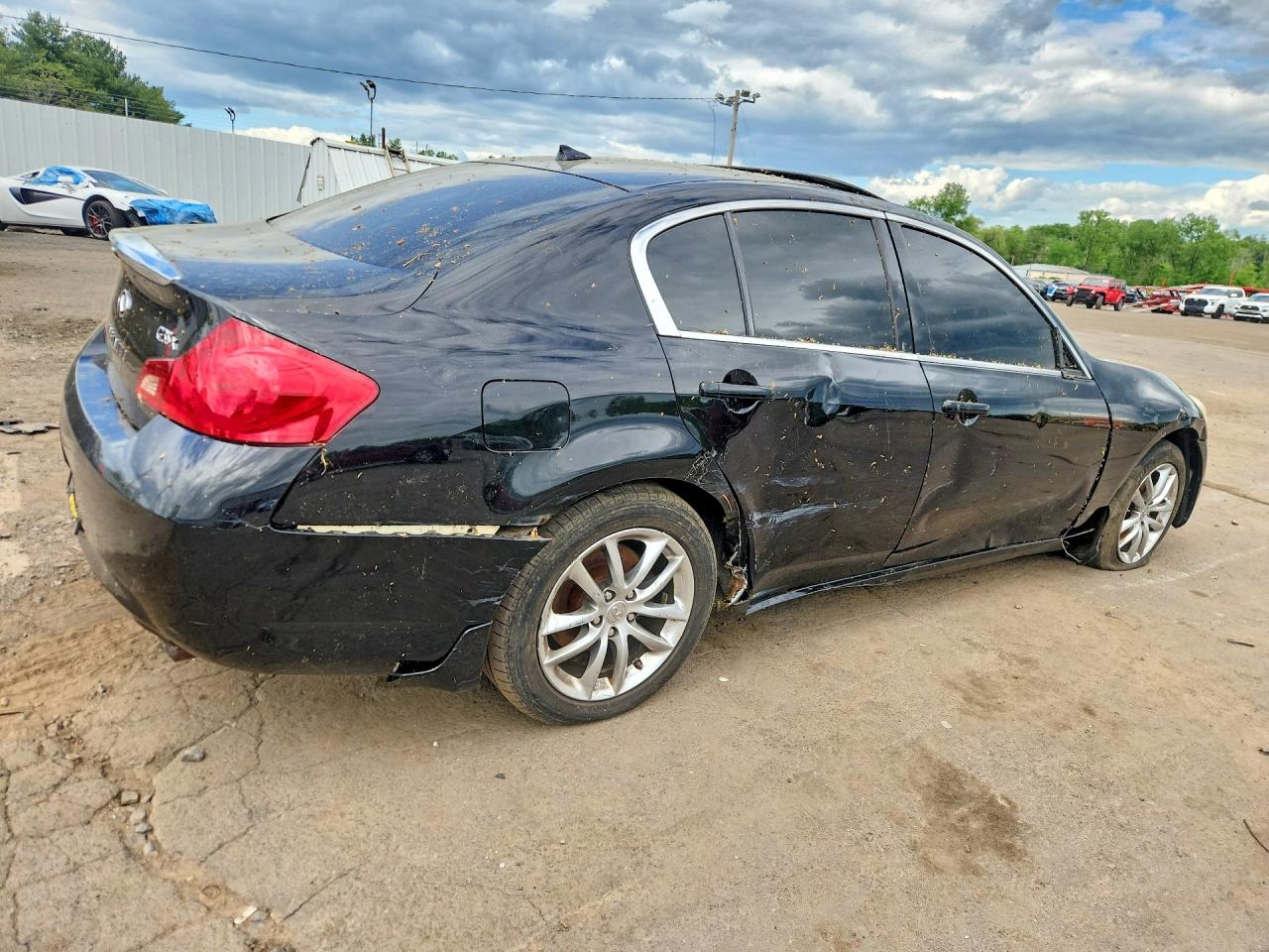2008 Infiniti G35 X Black vin: JNKBV61F18M273578